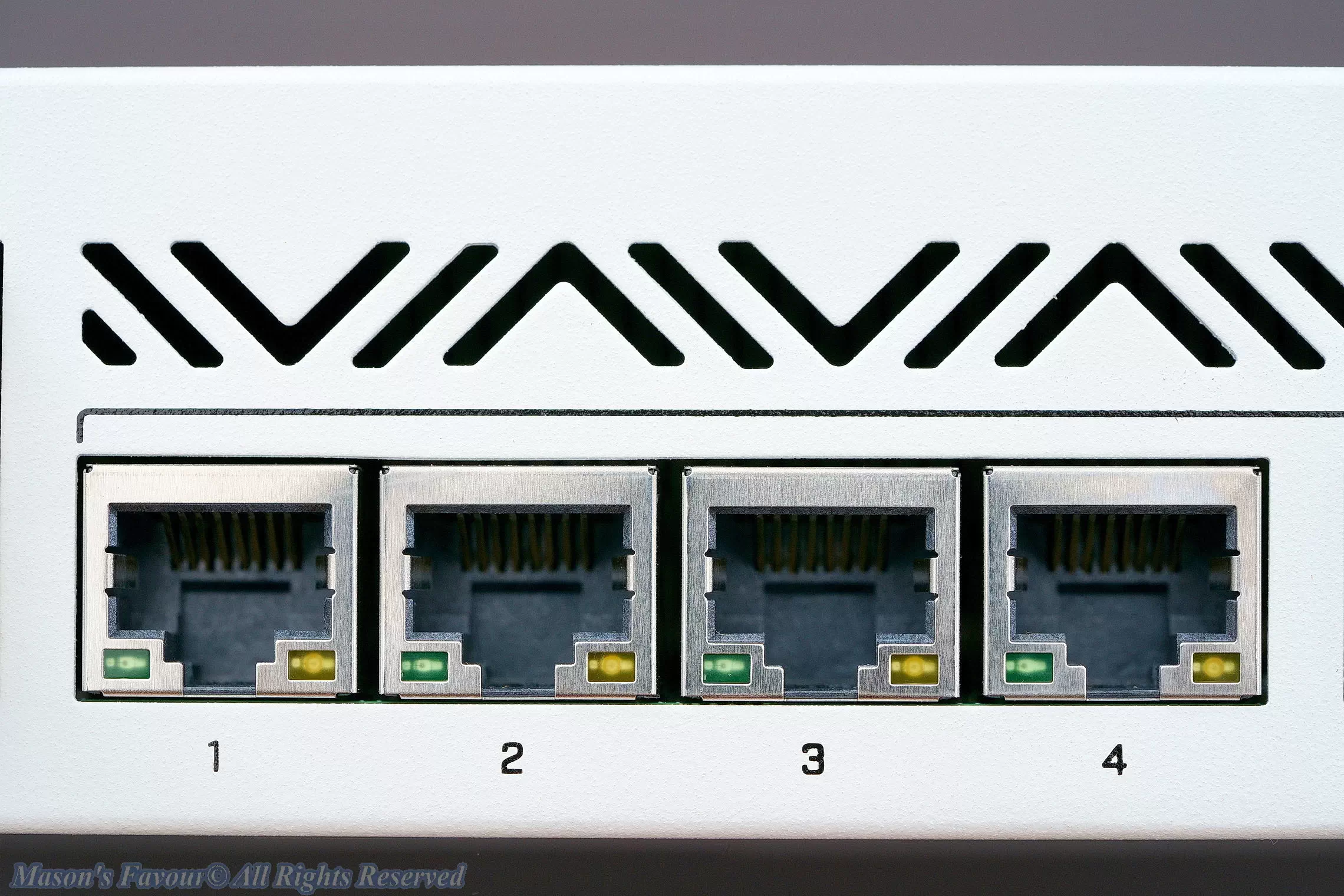 MikroTik CCR2116, RJ45 Gbe Ports 1-4