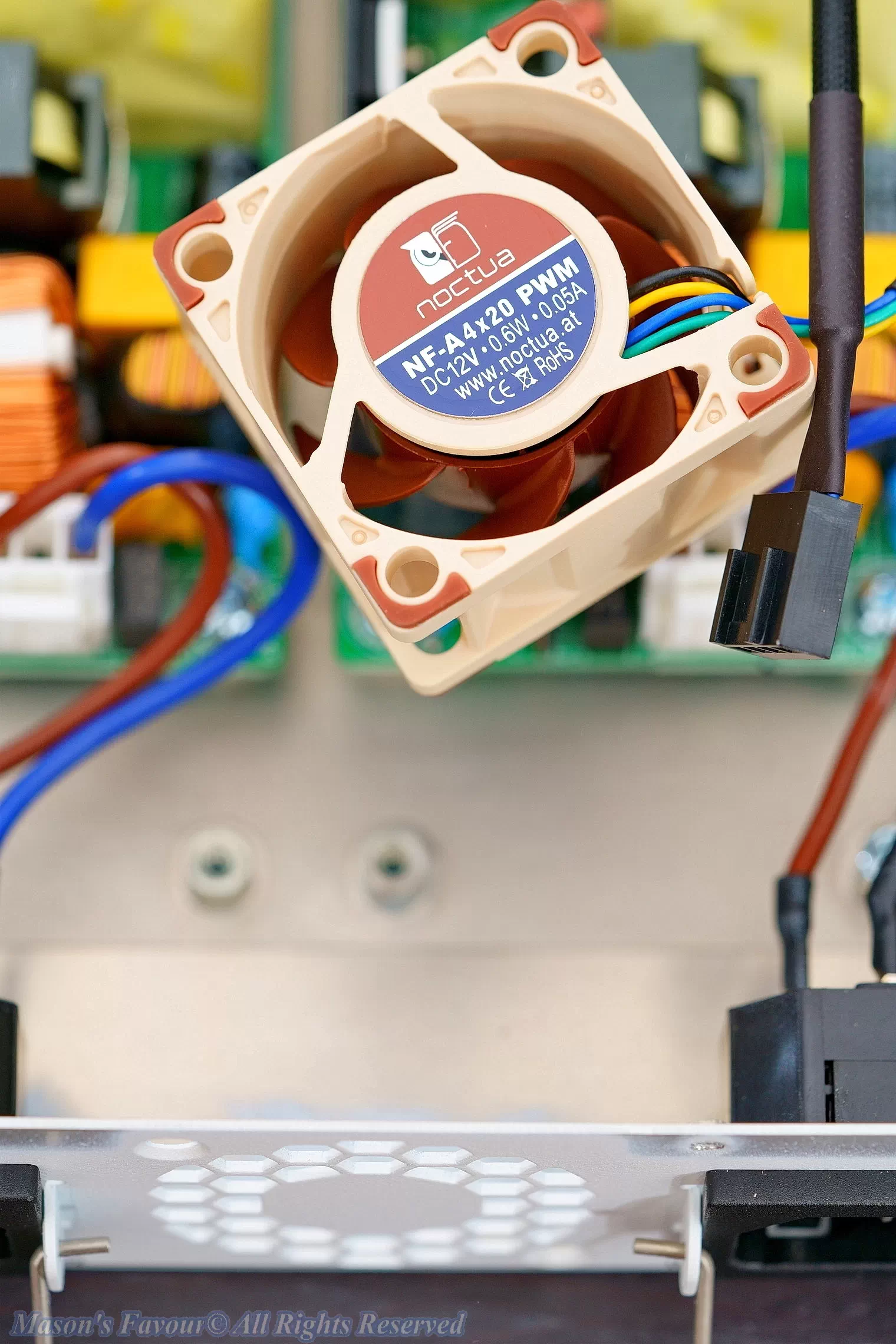 MikroTik CCR2116, Noctua A4X20 PWM as an Additional Fifth Fan, Perspective