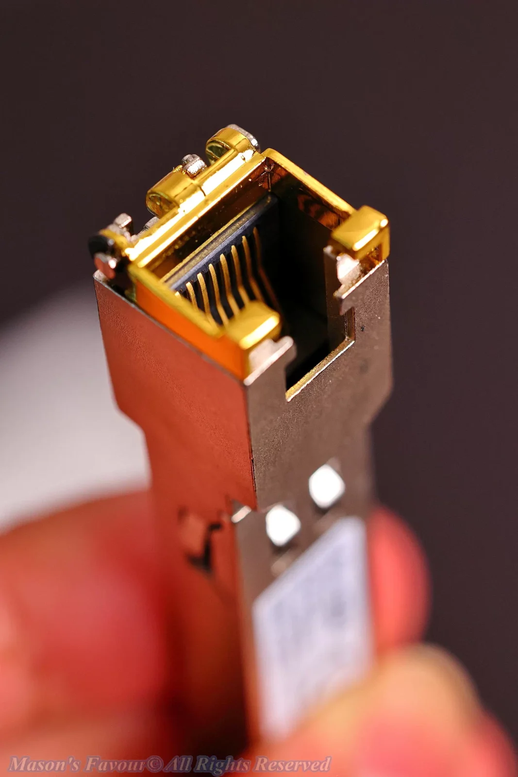 MikroTik CRS309-1G-8S+IN - Connector 8, SFP+ To RJ 45 Transceiver