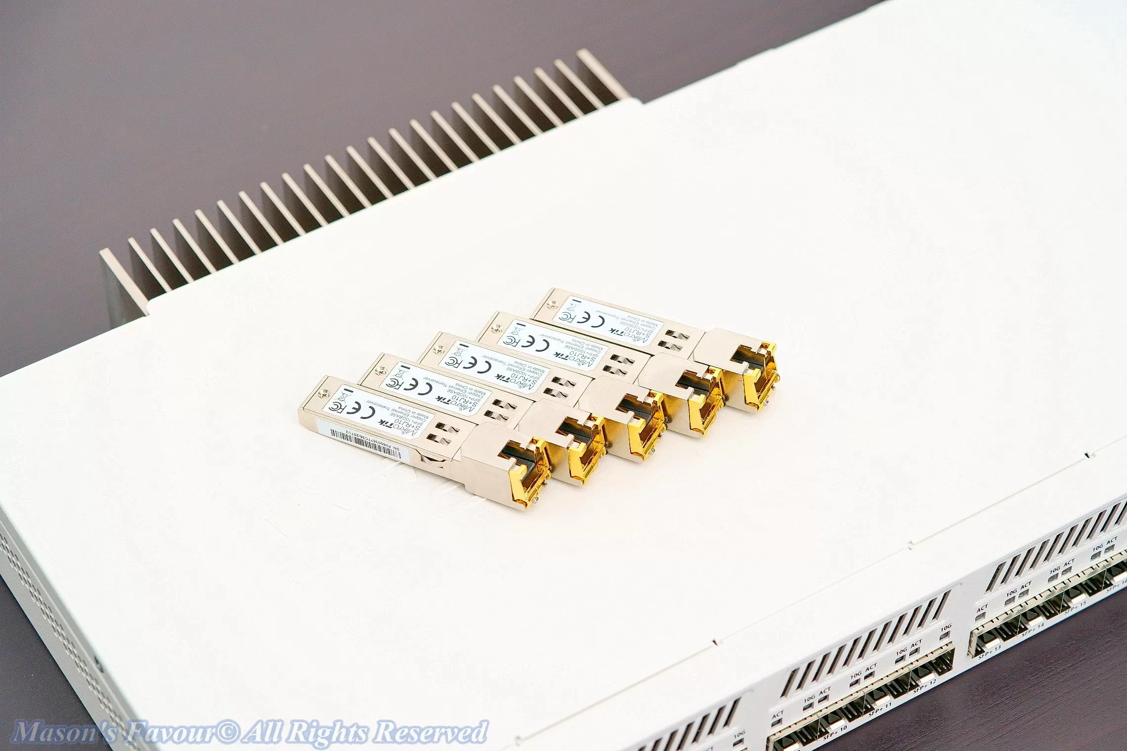 MikroTik CRS317-1G-16S+RM - SFP+ to RJ45 Transceivers