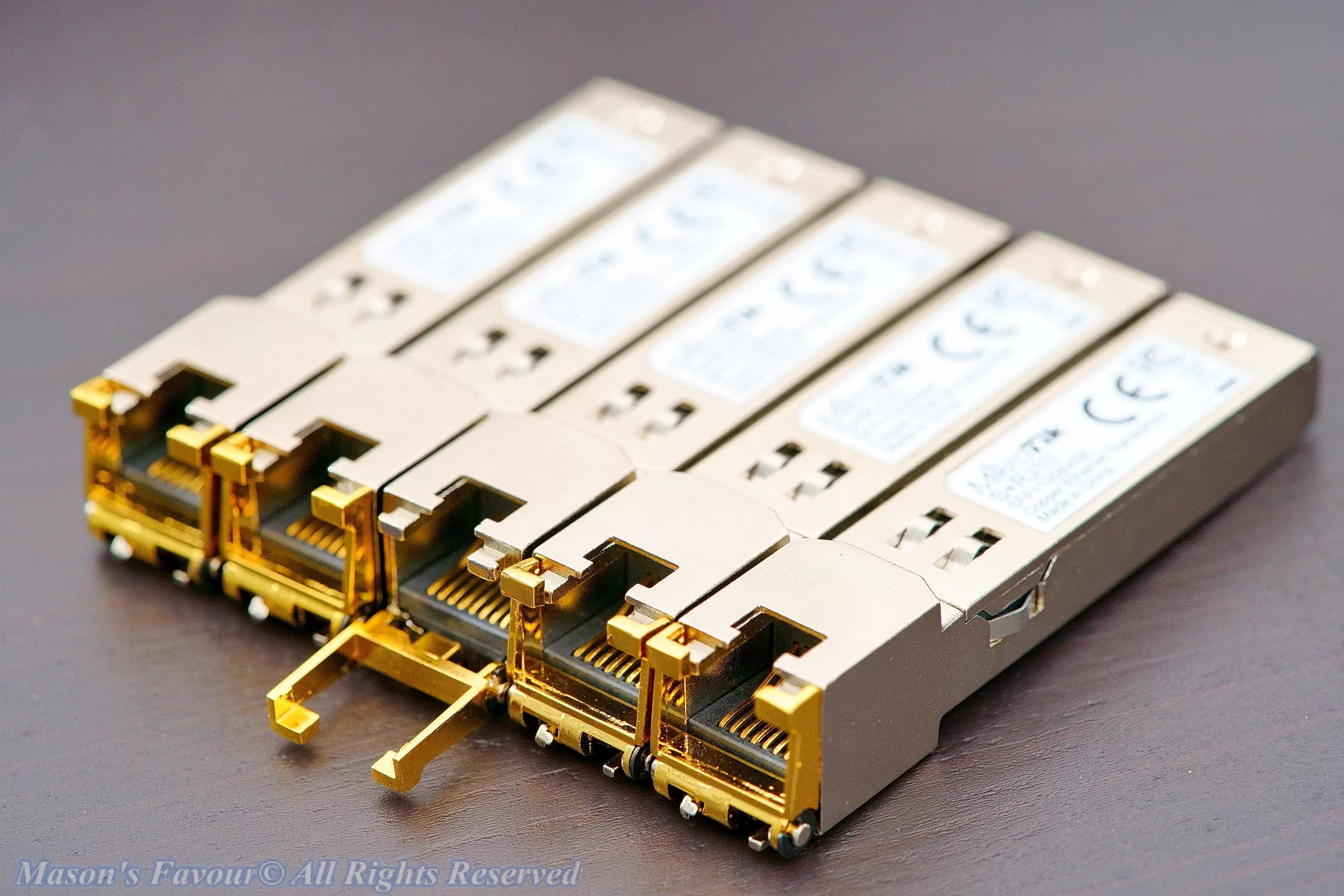 MikroTik CRS317-1G-16S+RM - SFP+ to RJ45 Transceivers Stand Along in Line