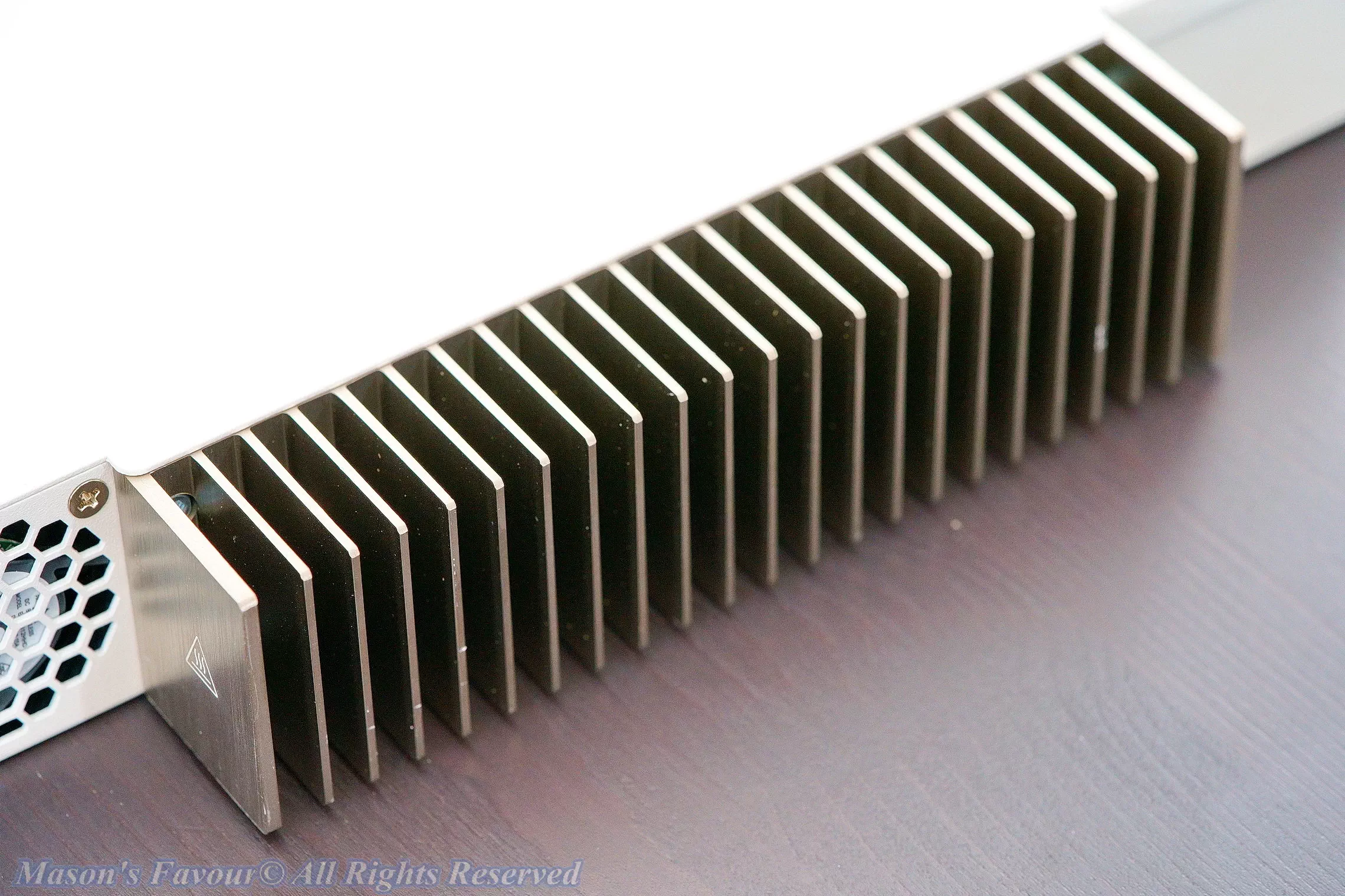 MikroTik CRS317-1G-16S+RM - External CPU Heatsink Fins 1