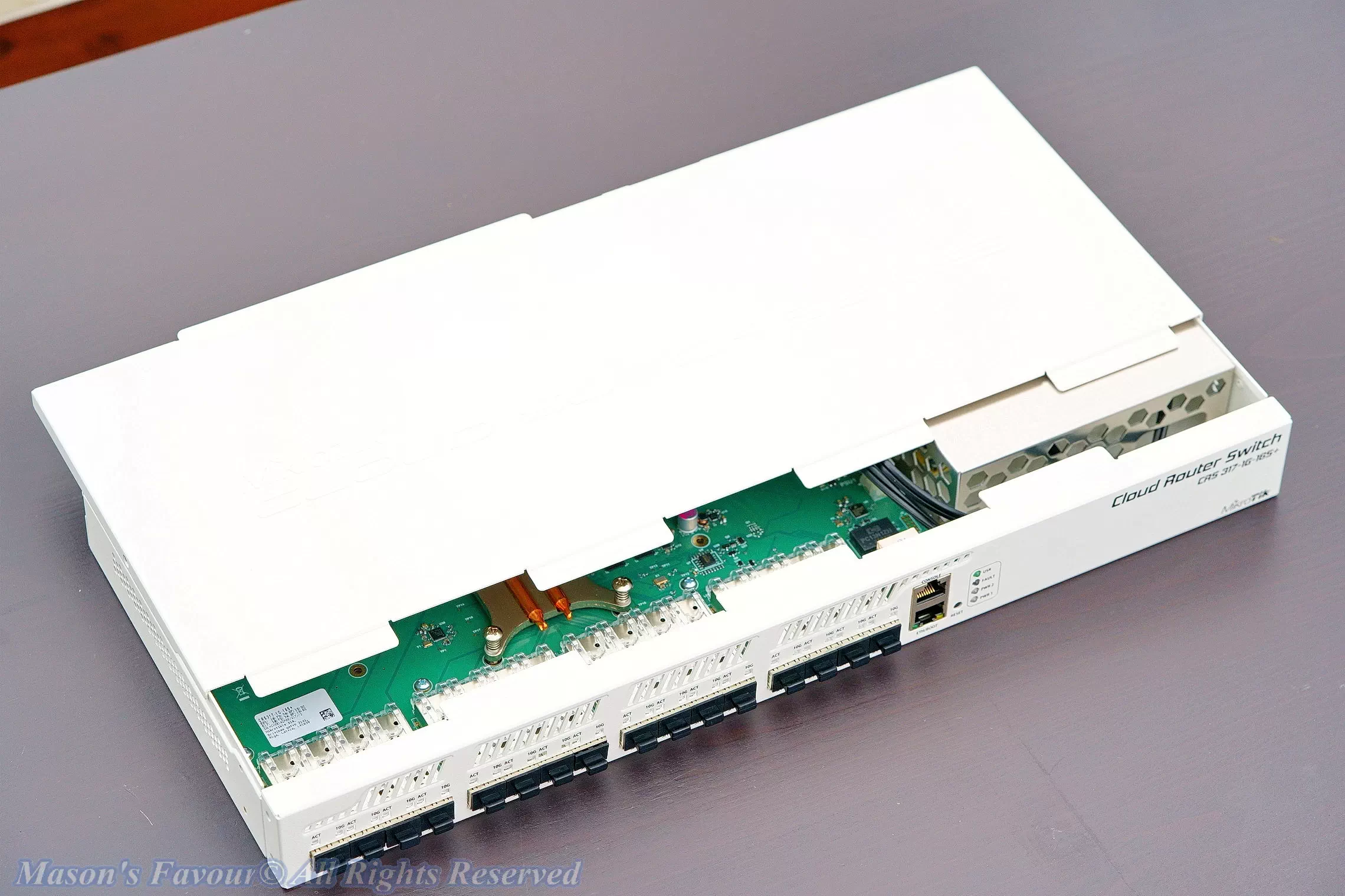 MikroTik CRS317-1G-16S+RM - Teardown