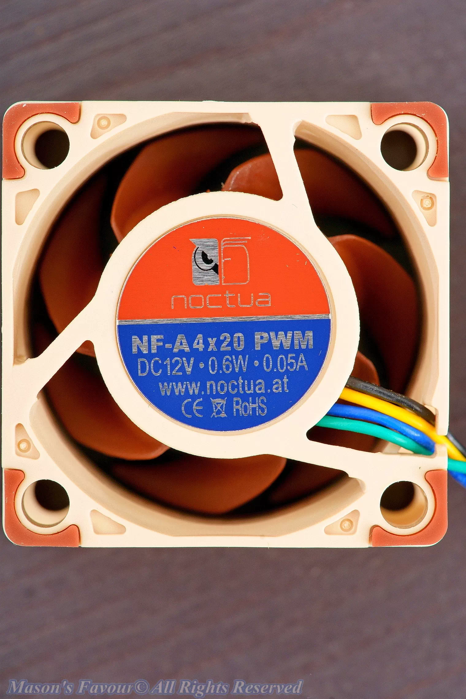 MikroTik CRS317-1G-16S+RM - Noctua NF-A4X20, Rear Perspective, Front View