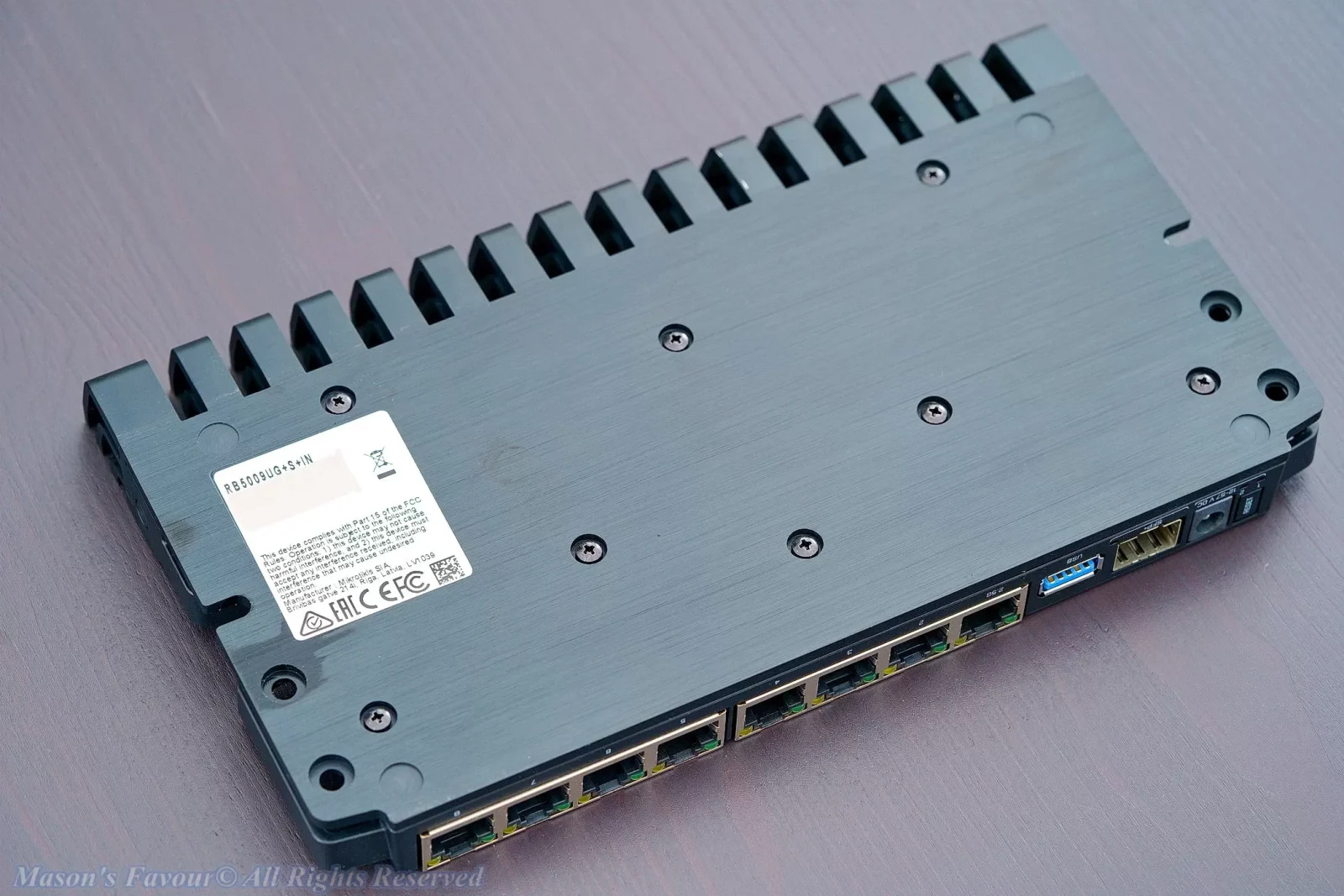 MikroTik RB5009UG+S+IN - Heatsink Base 1