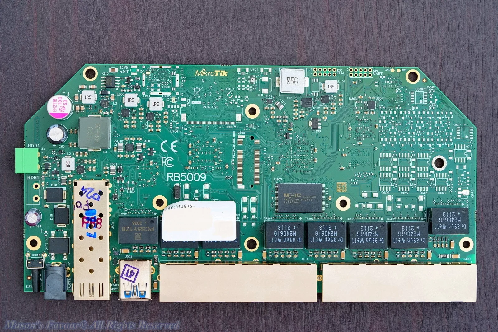 MikroTik RB5009UG+S+IN - PCB Top 3