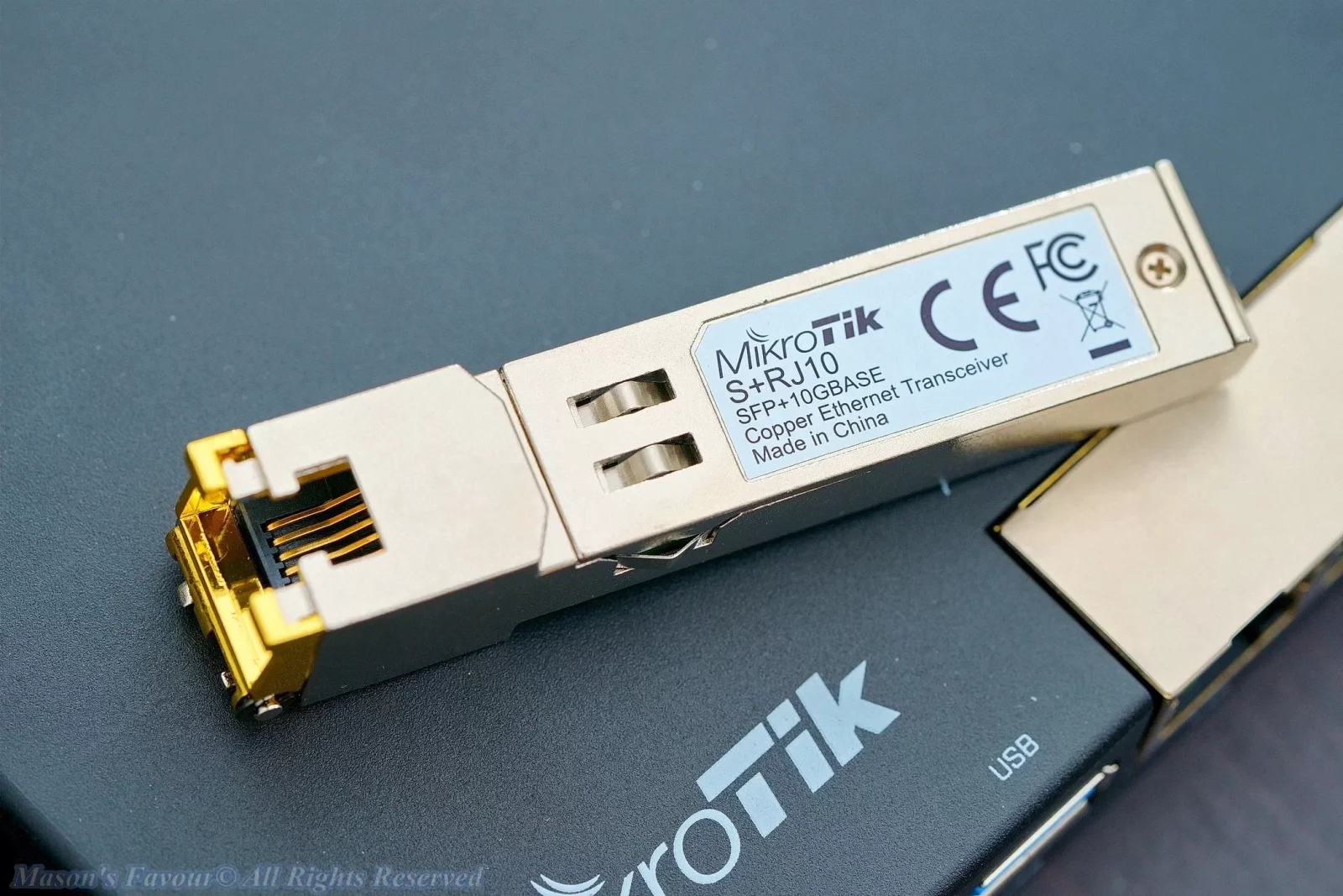 MikroTik RB5009UG+S+IN - S+RJ10 Transceiver 1