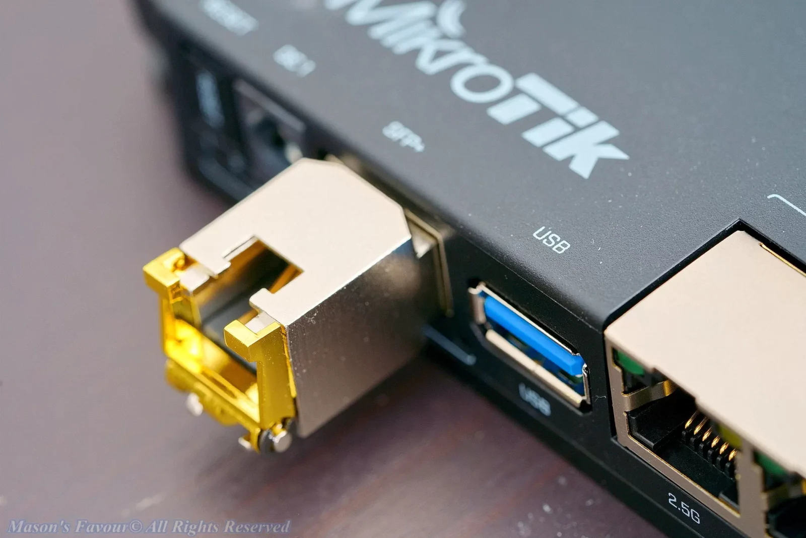 MikroTik RB5009UG+S+IN - S+RJ10 Transceiver, Installed completely 2