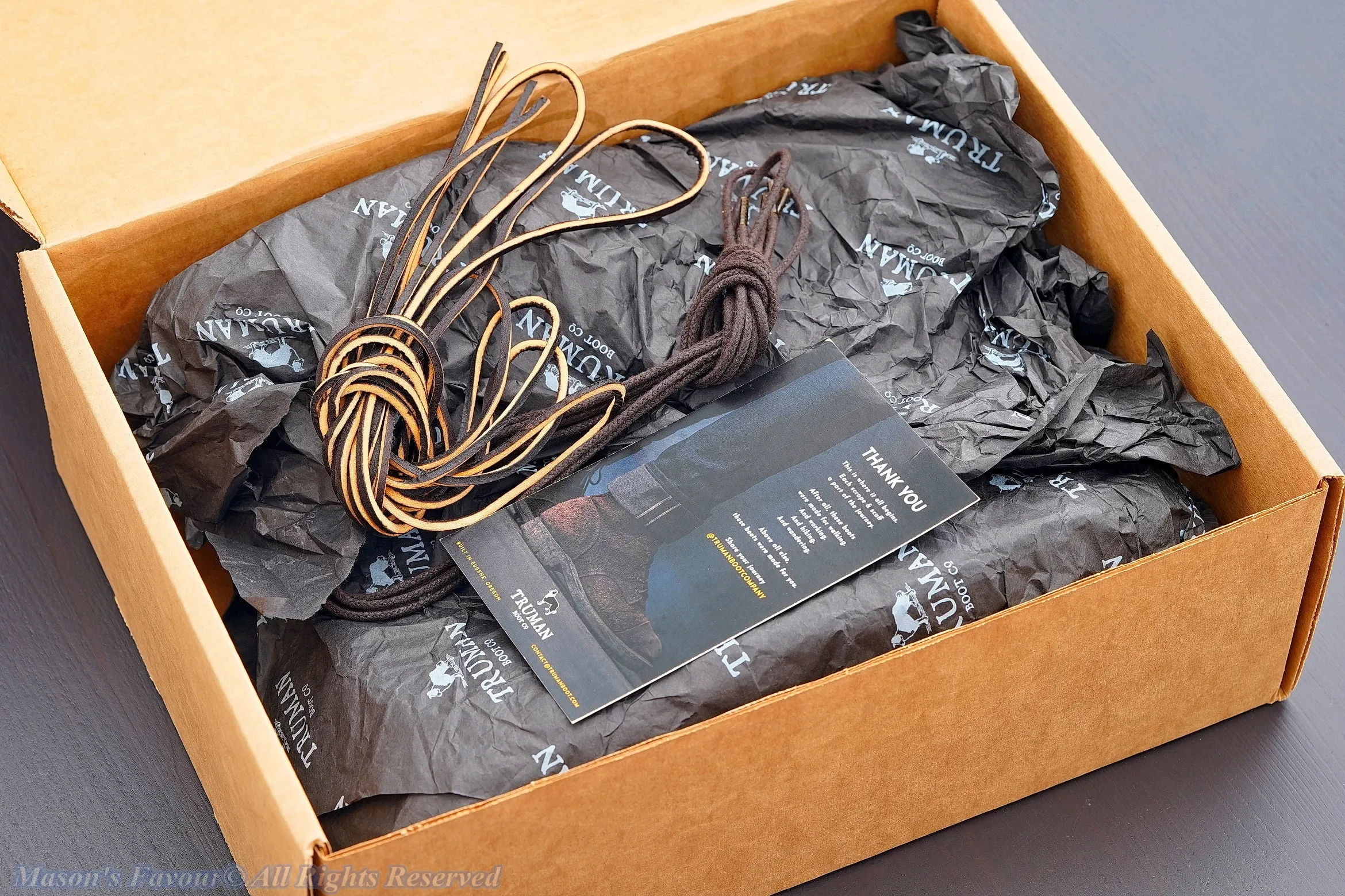 Truman Boots Bay Double Shot Moc Toe - Unboxing