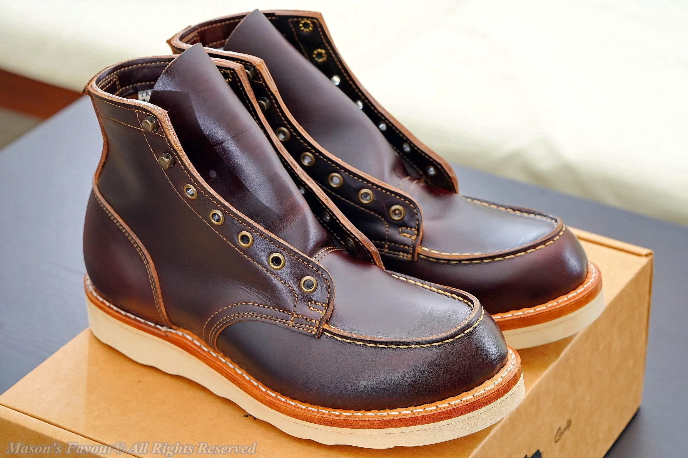 Truman Boots Bay Double Shot Moc Toe - Perspective without Laces 1