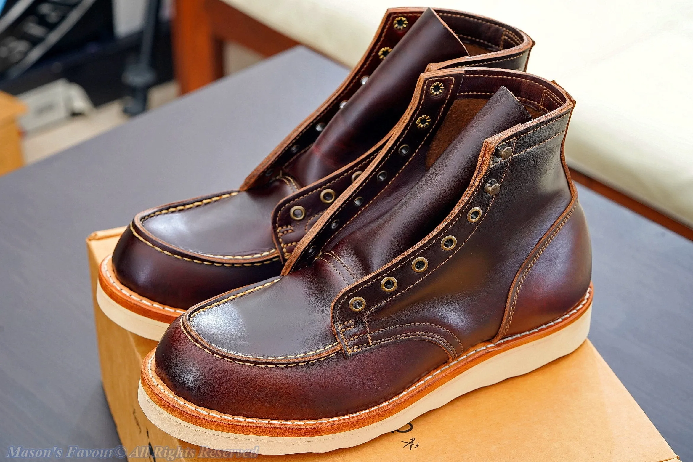 Truman Boots Bay Double Shot Moc Toe - Perspective without Laces 2