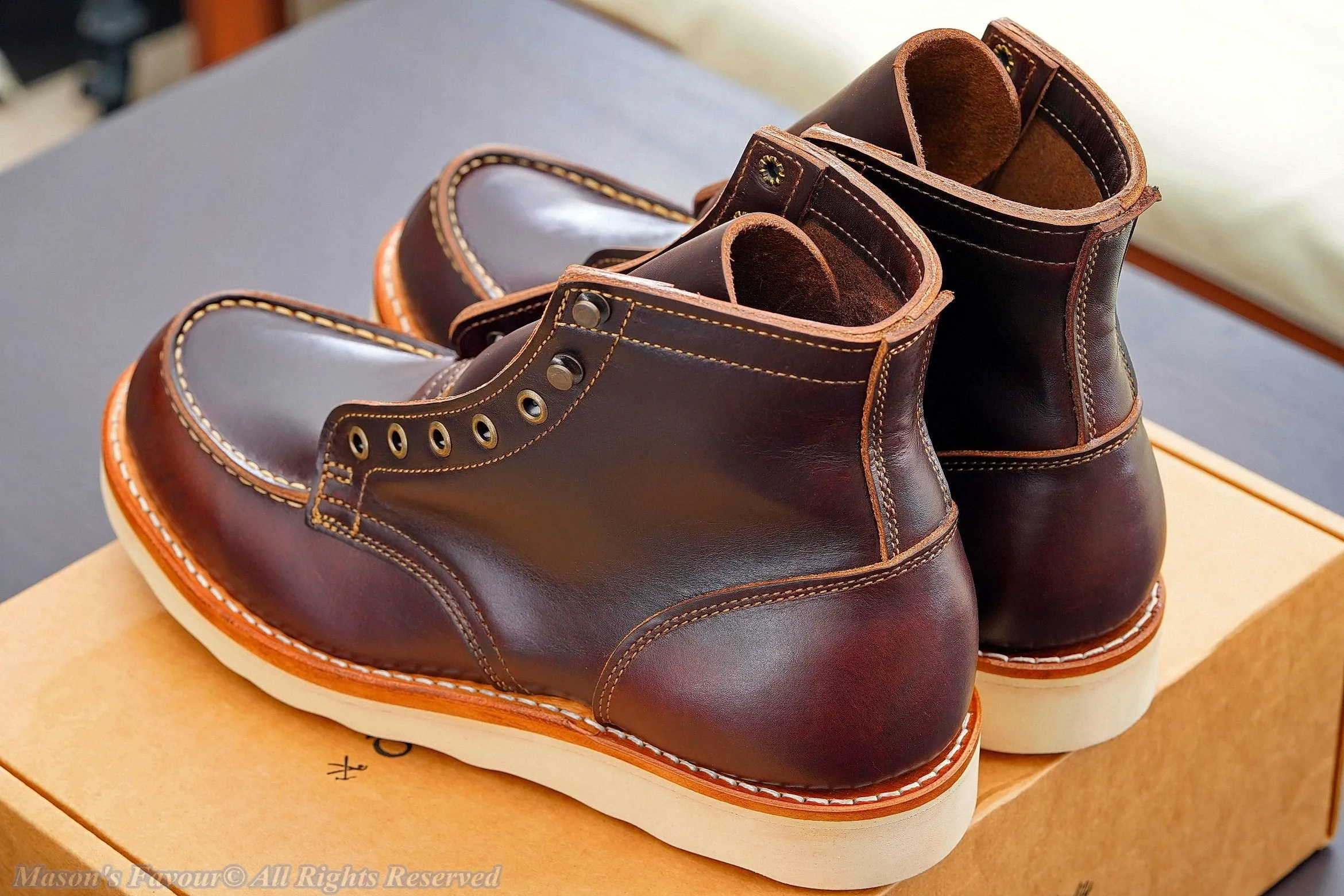 Truman Boots Bay Double Shot Moc Toe - Perspective without Laces 3