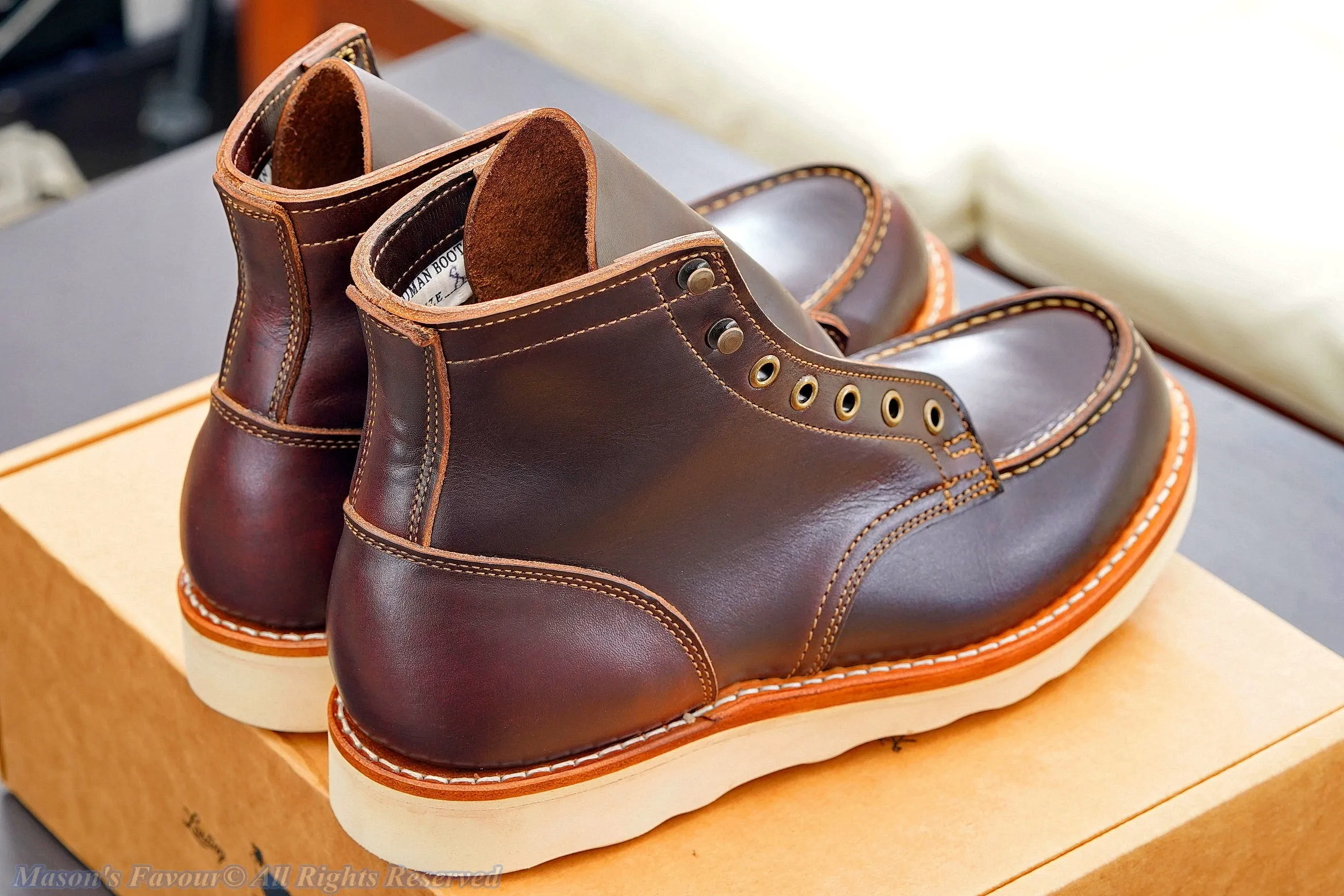 Truman Boots Bay Double Shot Moc Toe - Perspective without Laces 4