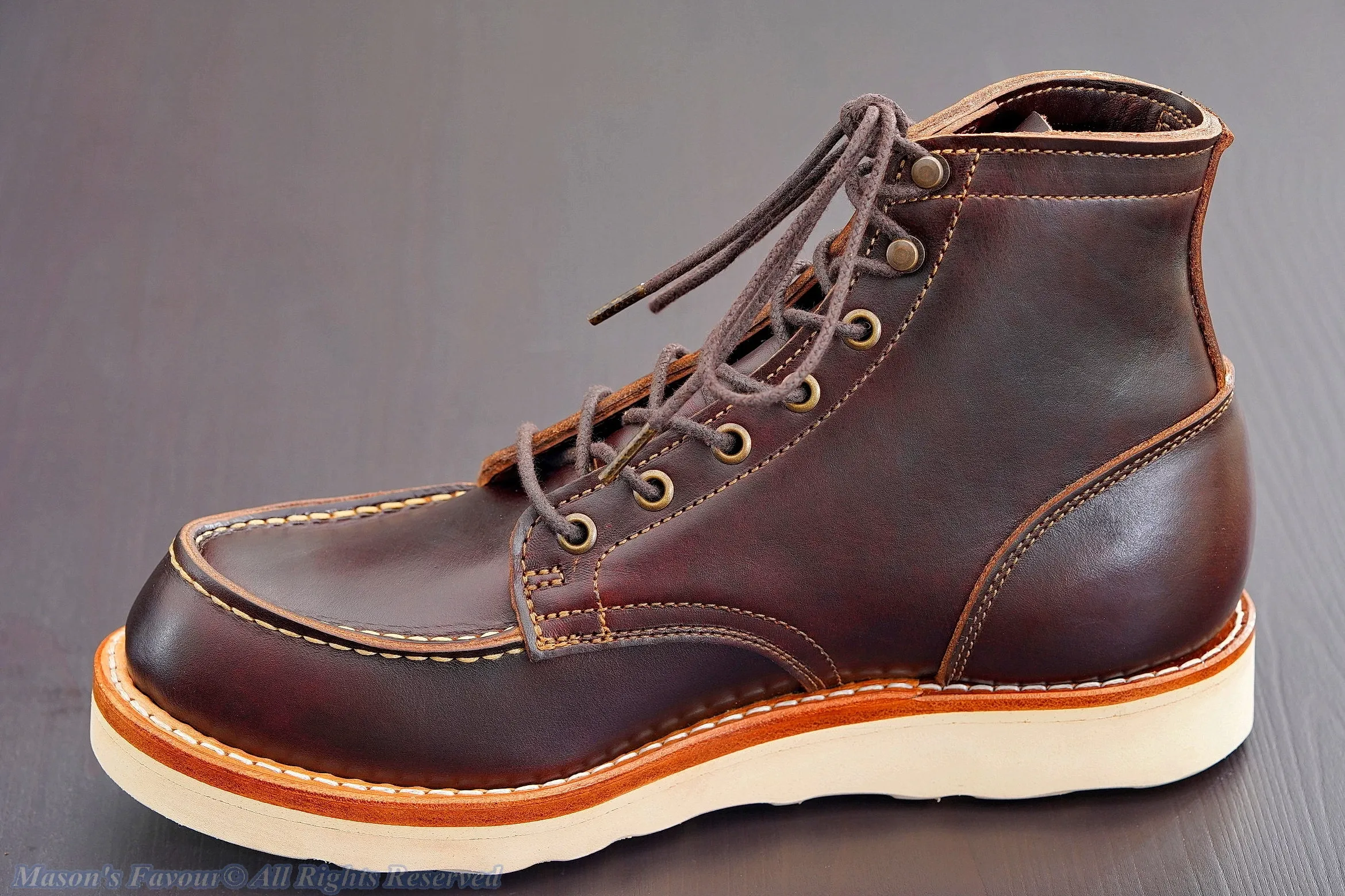 Truman Boots Bay Double Shot Moc Toe - Single Left Side