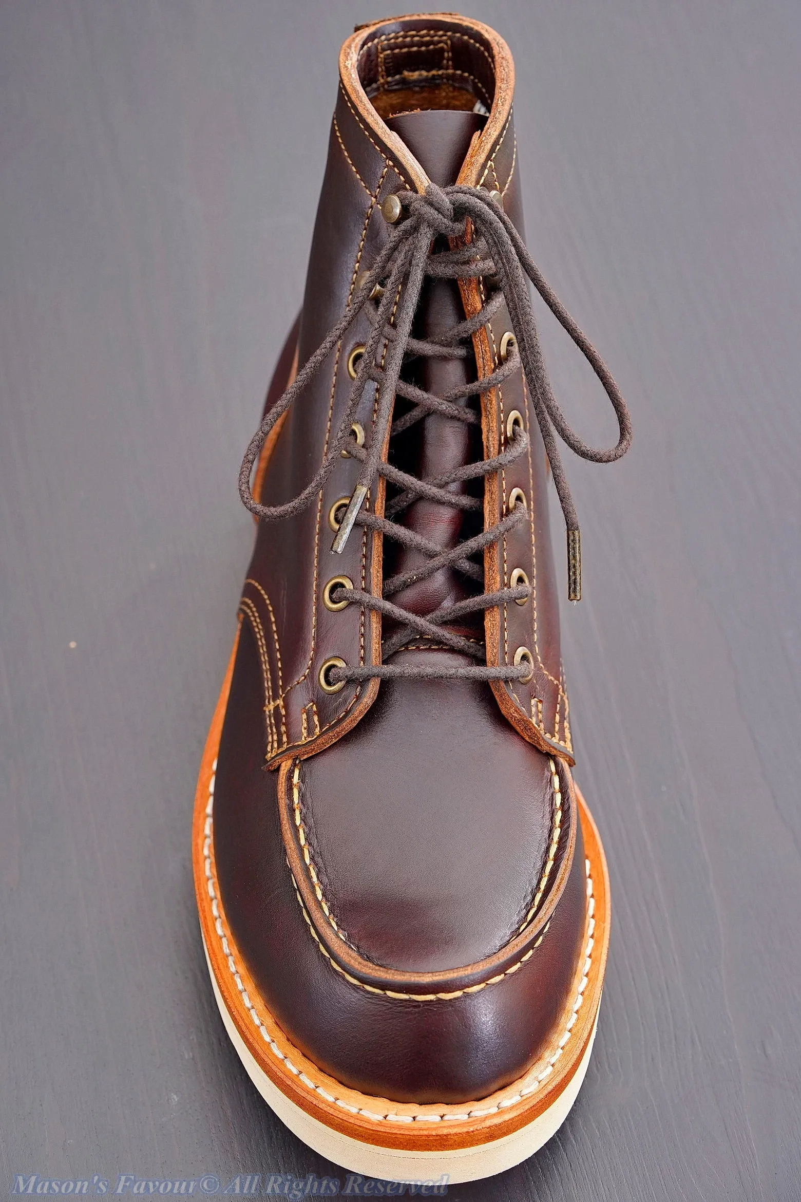 Truman Boots Bay Double Shot Moc Toe - Single Front