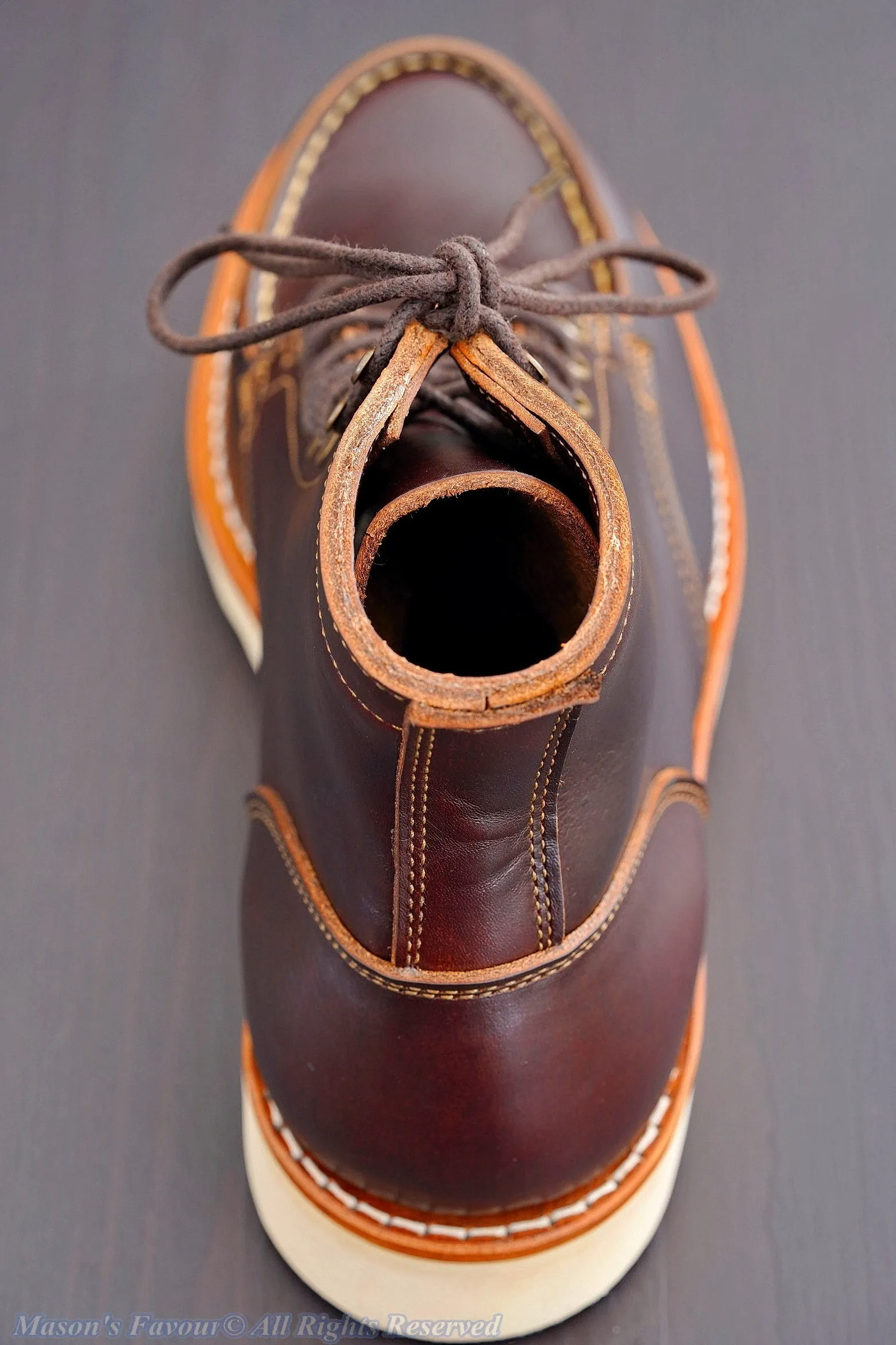 Truman Boots Bay Double Shot Moc Toe - Single Rear