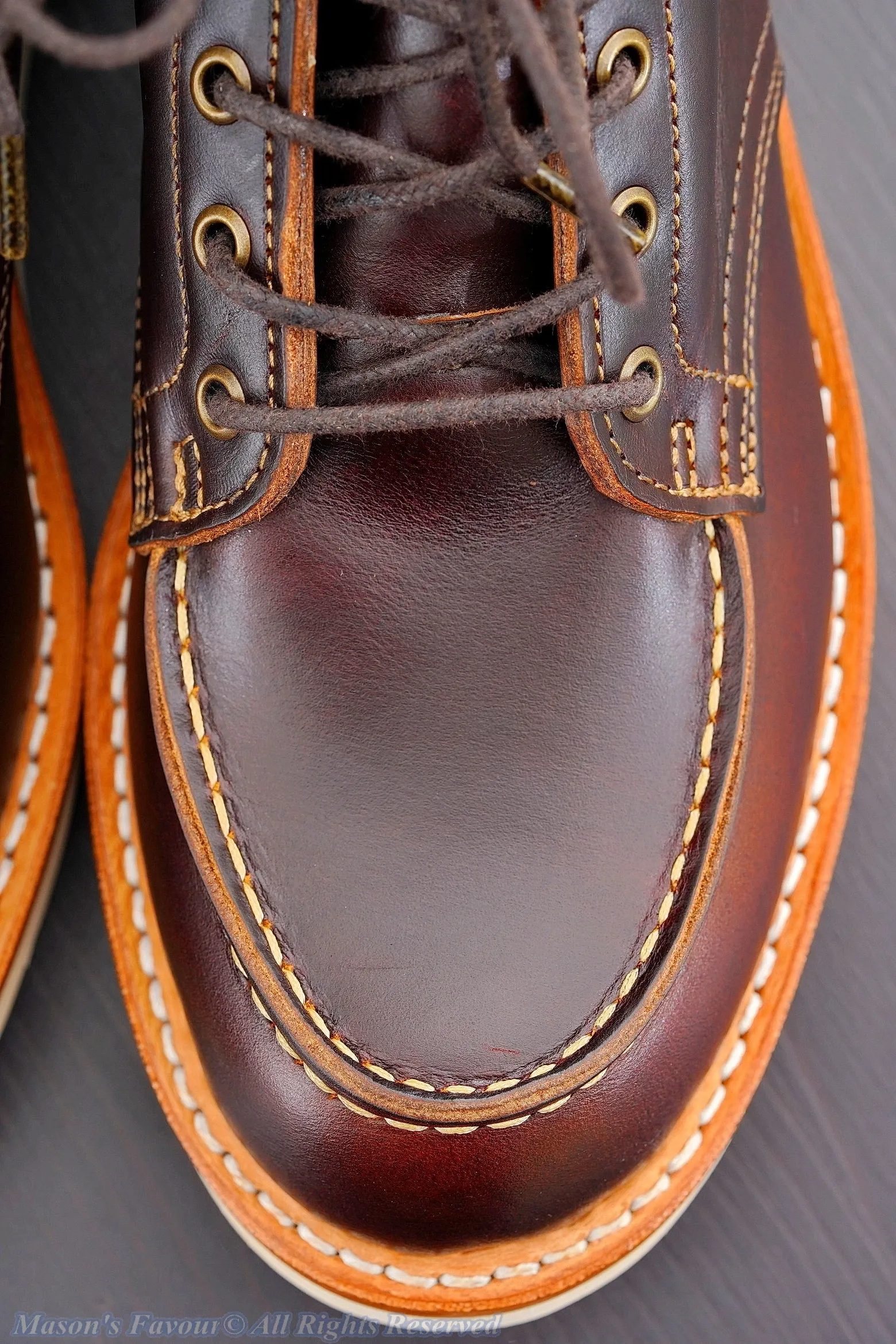 Truman Boots Bay Double Shot Moc Toe - Toe Left