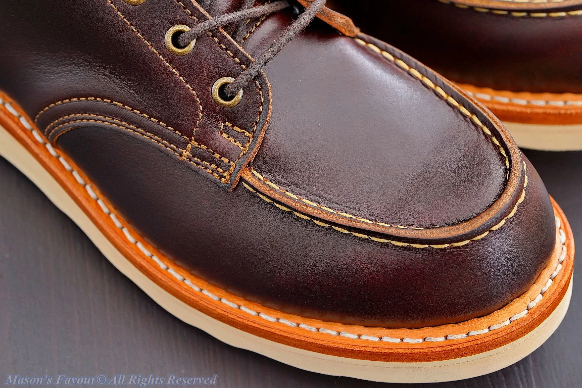 Truman Boots Bay Double Shot Moc Toe - Toe Perspective Right