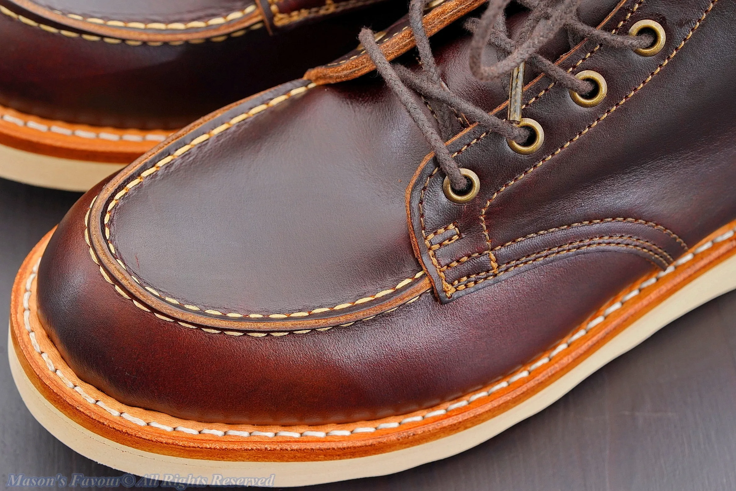 Truman Boots Bay Double Shot Moc Toe - Toe Perspective Left