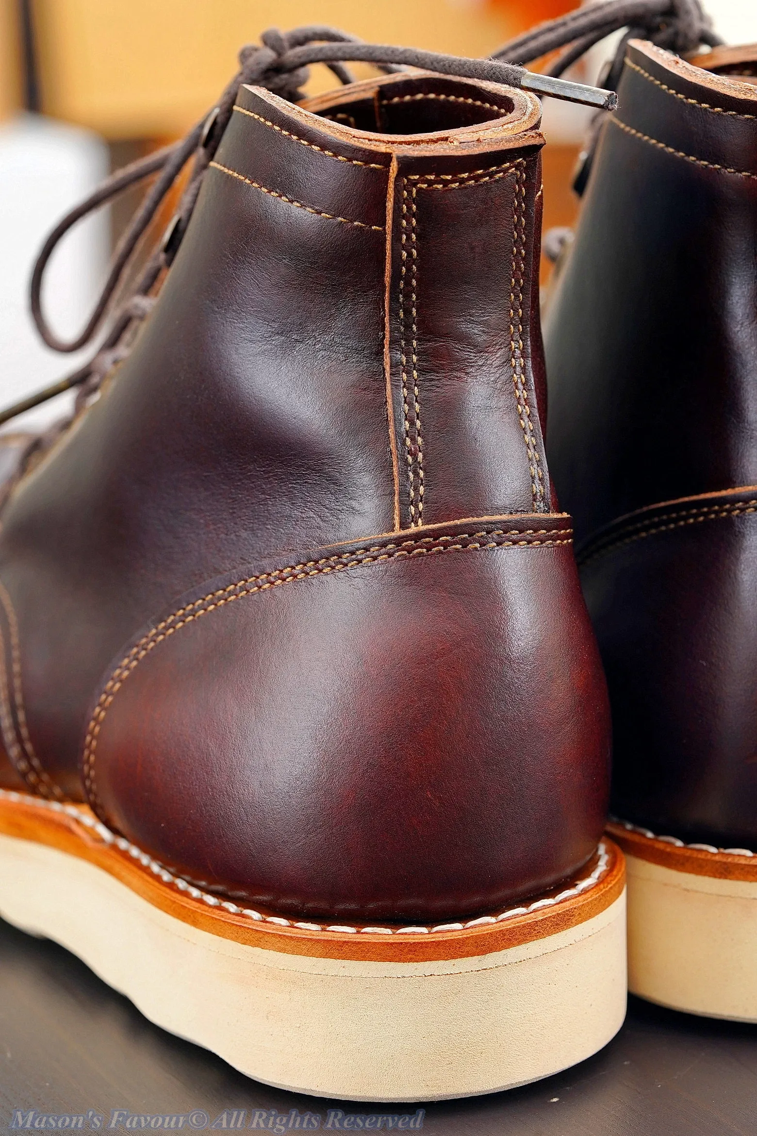 Truman Boots Bay Double Shot Moc Toe - Counter Enlarged Left