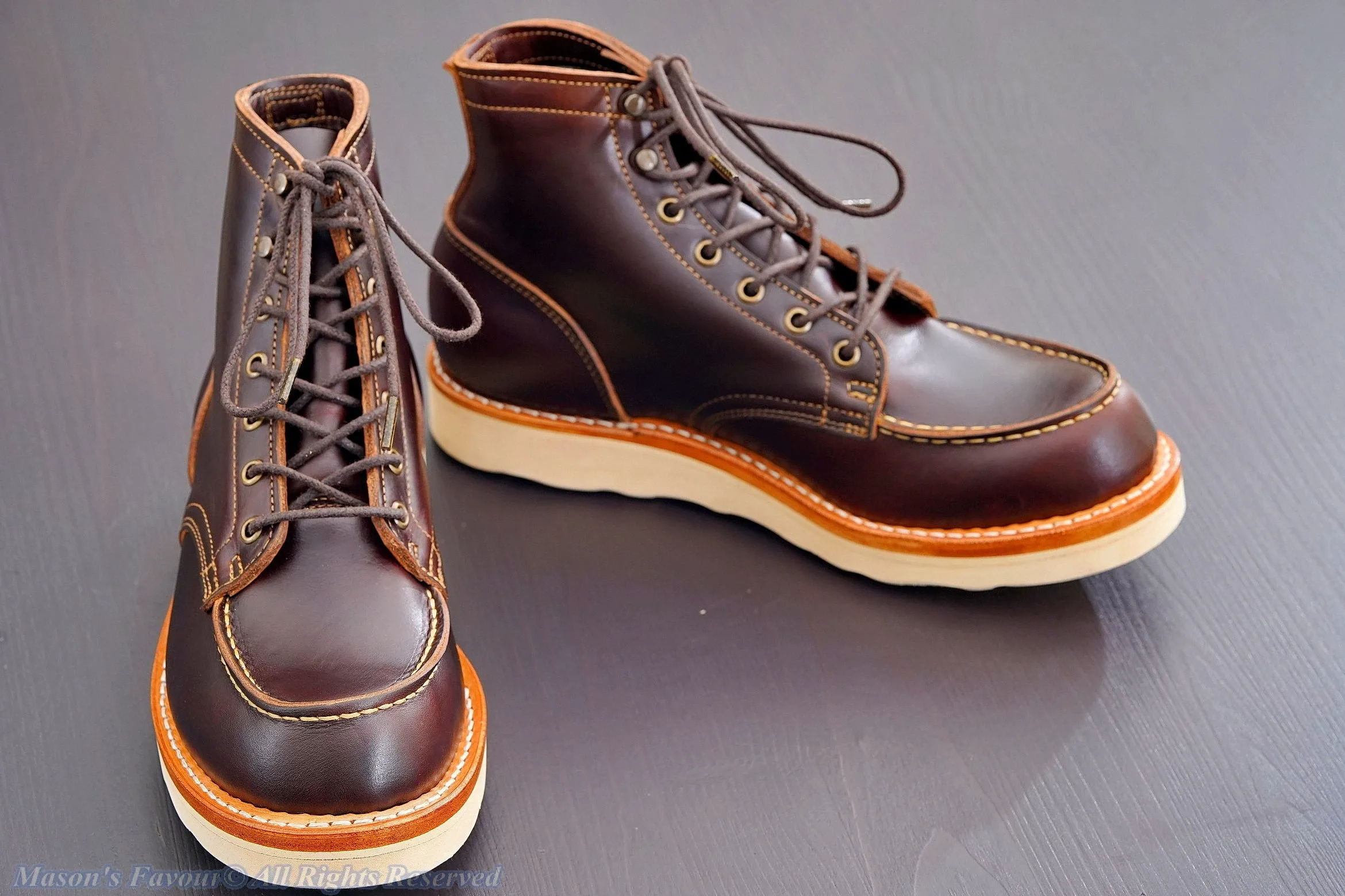 Truman Boots Bay Double Shot Moc Toe - Stylish Pose 1