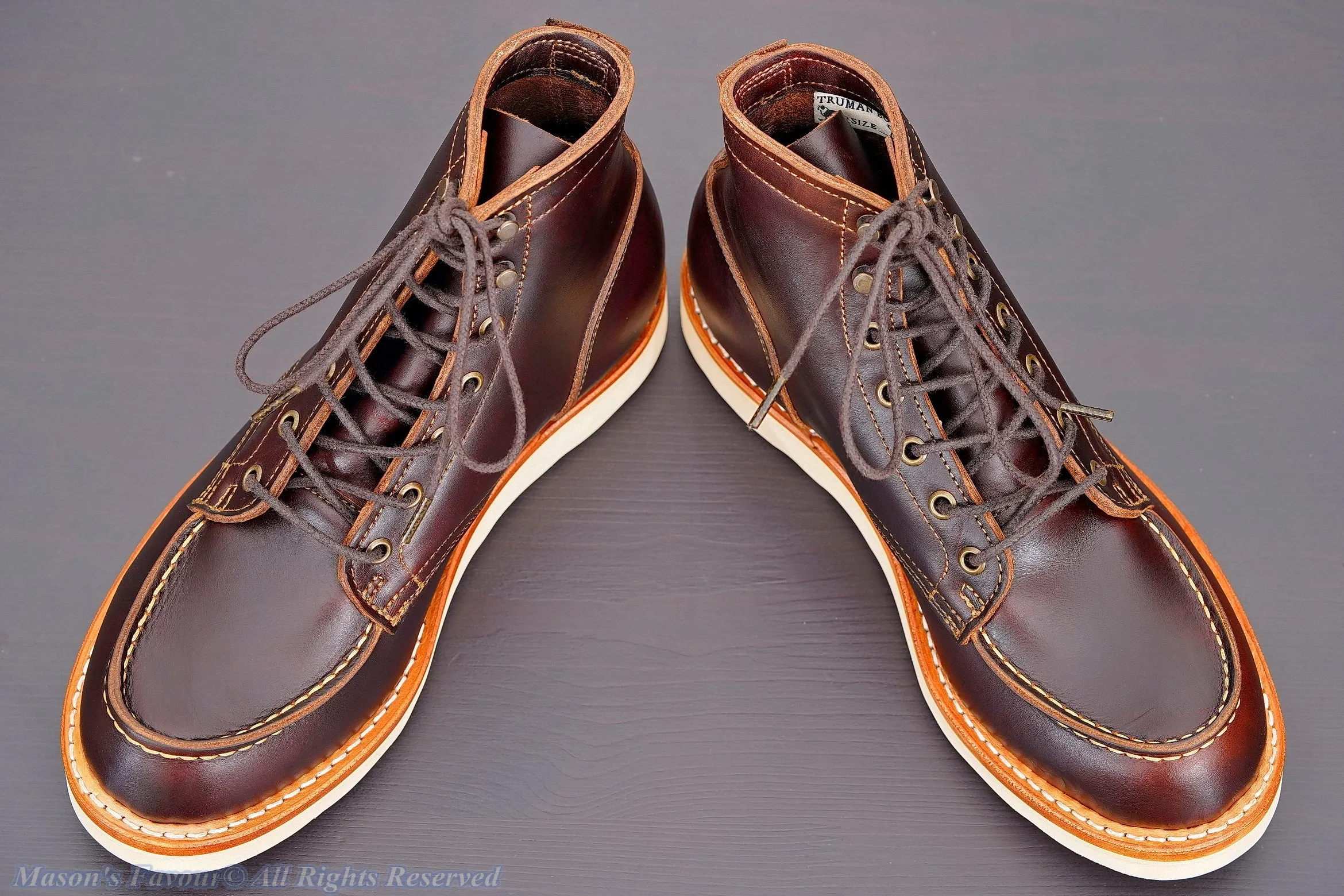 Truman Boots Bay Double Shot Moc Toe - Stylish Pose 5