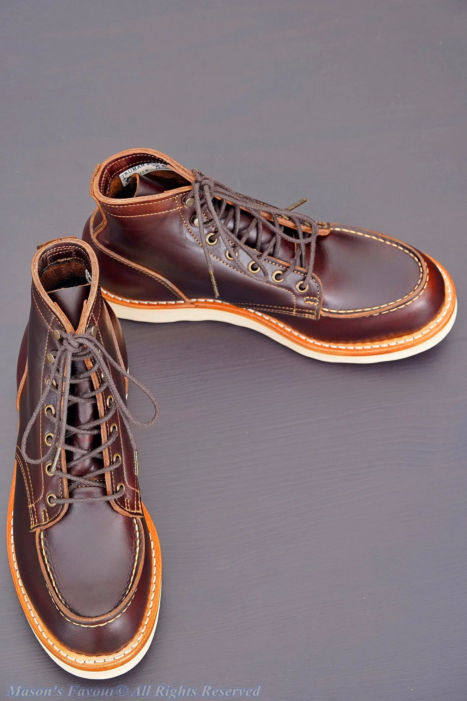 Truman Boots Bay Double Shot Moc Toe - Stylish Pose 6