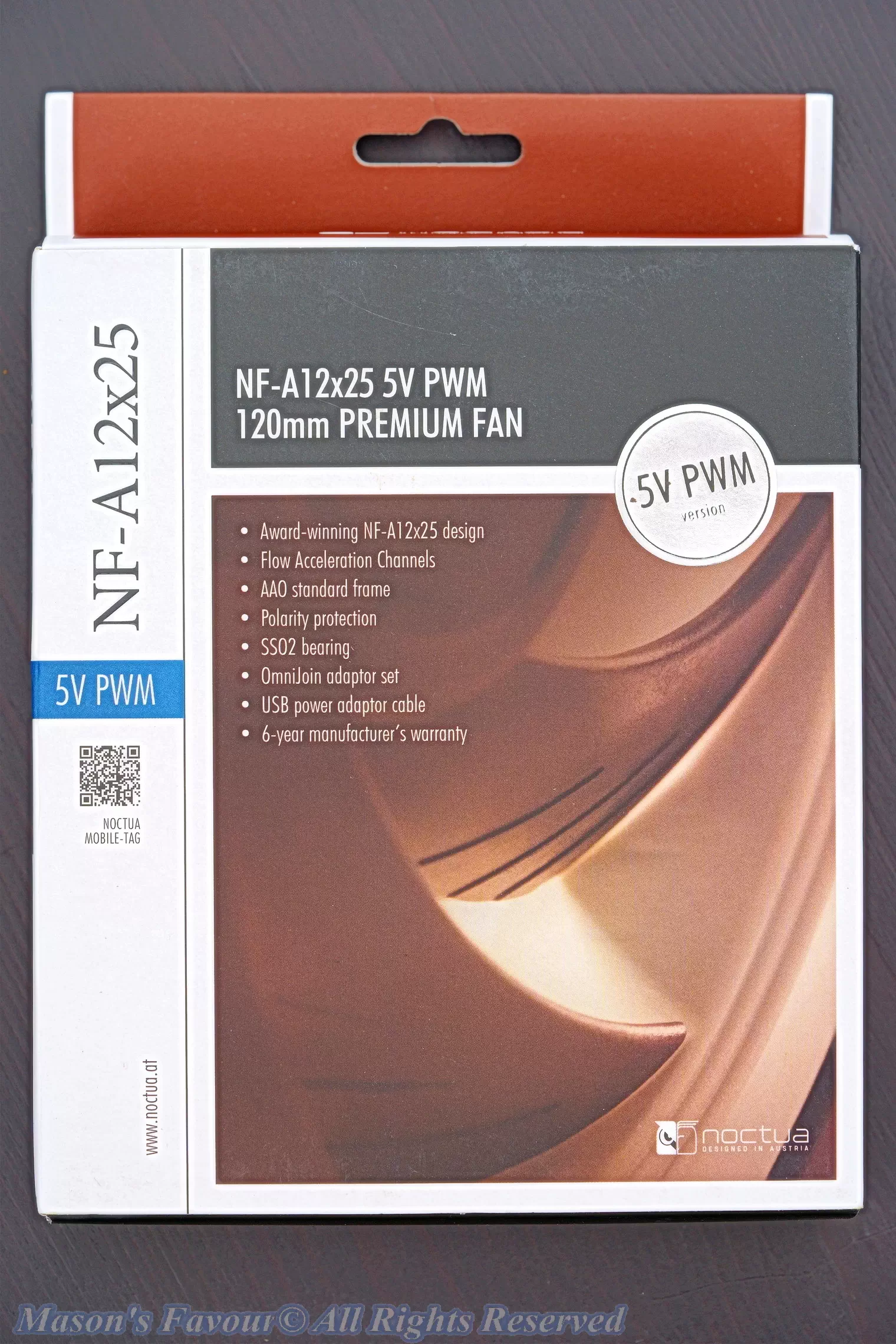 Noctua A12X25 5V PWM - Box