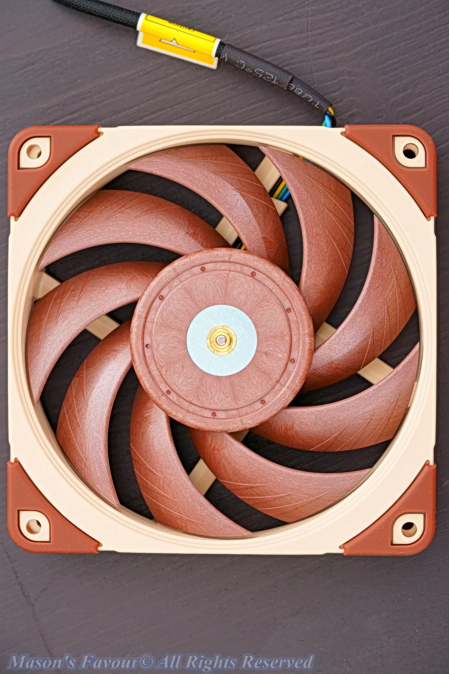 Noctua A12X25 5V PWM - Fan, Front Enlarged