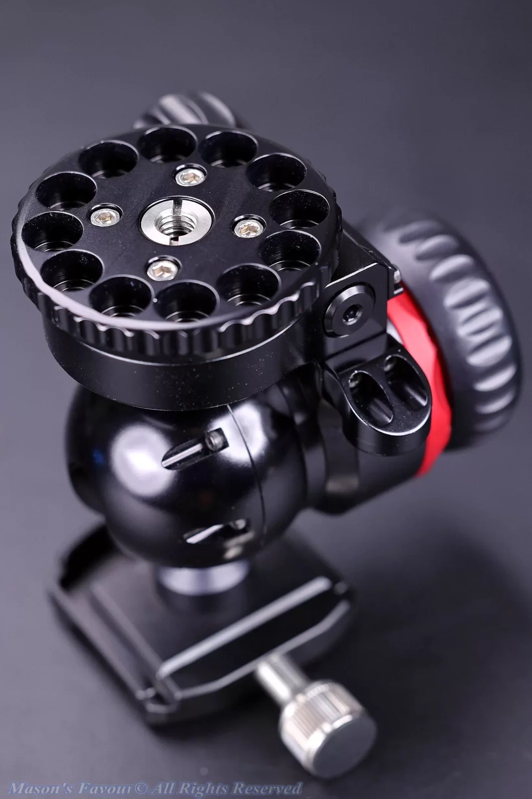 PromediaGear PMG BH-1 Ball Head - Ball Head, Bottom Perspective 1