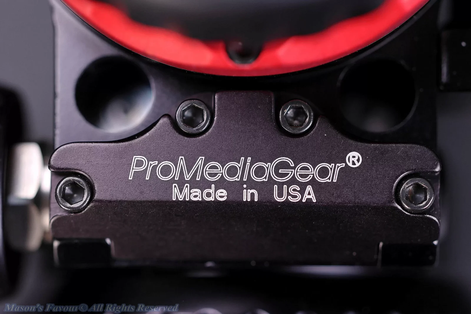 PromediaGear PMG BH-1 Ball Head - Brand Logo, Made in USA marks
