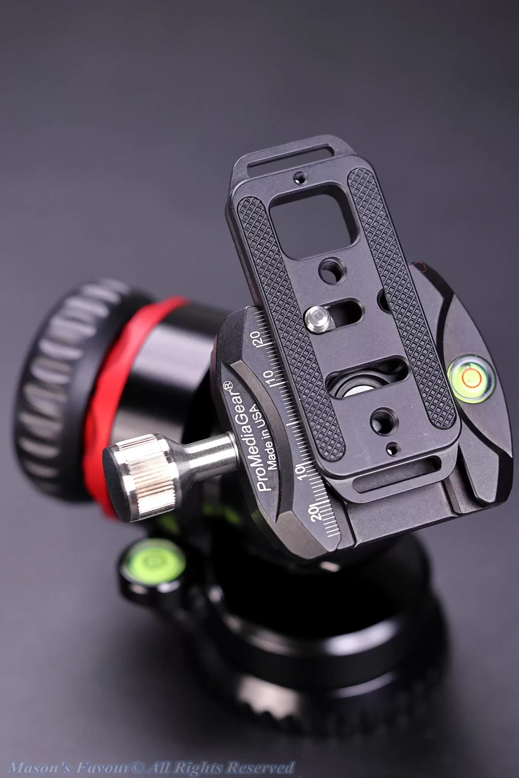 PromediaGear PMG BH-1 Ball Head - Operation of the Ball Head, PX3 attached to C60 Clamp 1
