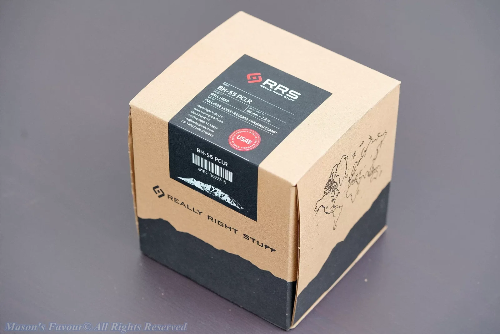 Really Right Stuff (RRS) BH-55 PCLR Ball Head - Box