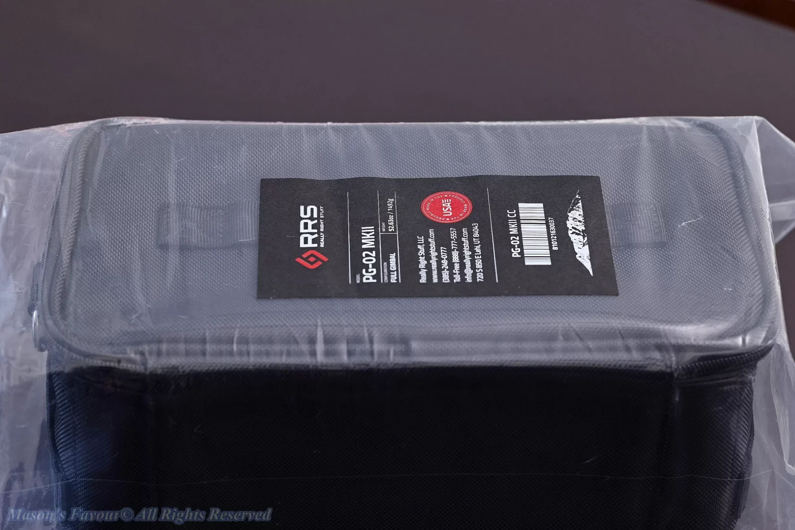 Really Right Stuff (RRS) PG-02MKII - Case 1