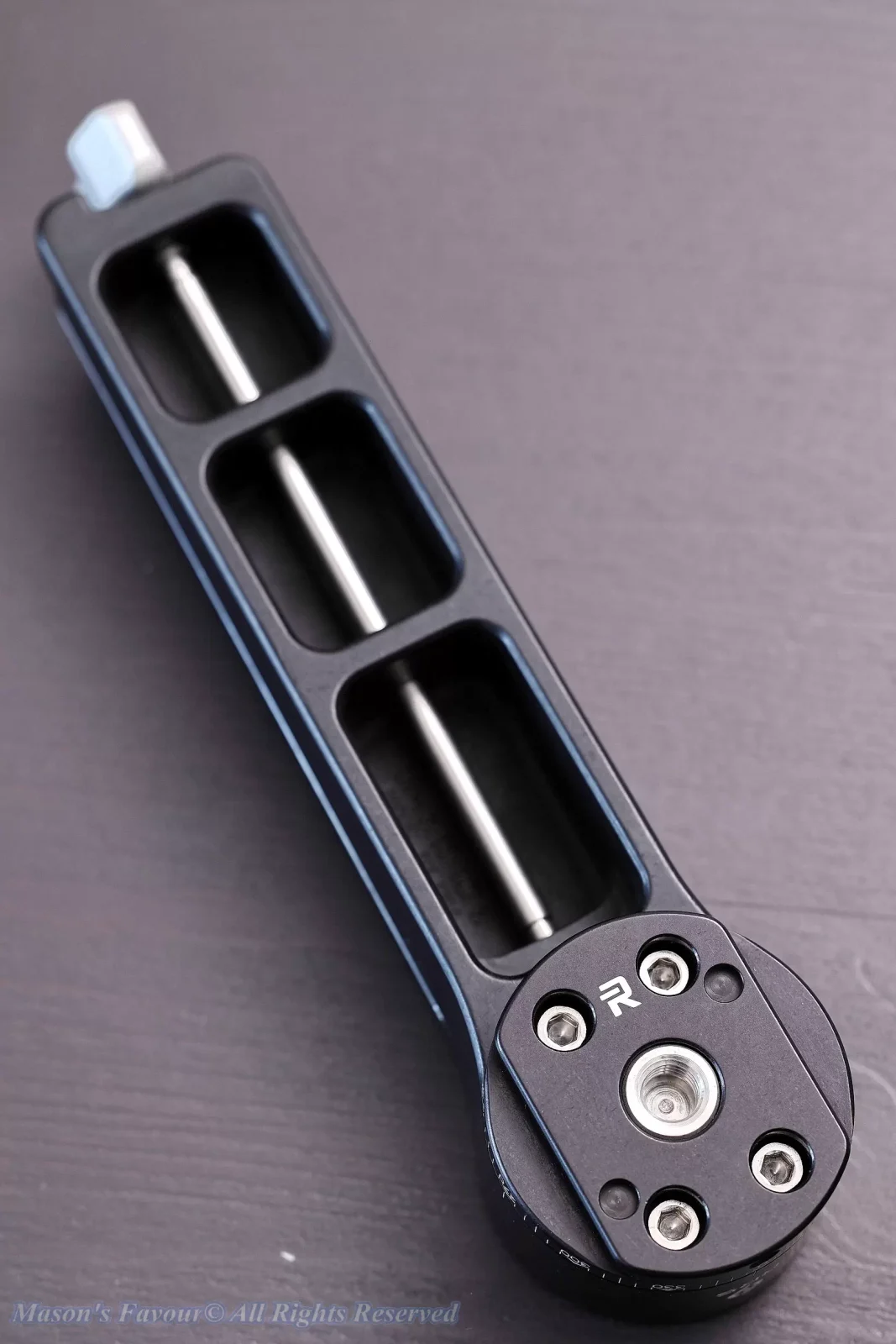 Really Right Stuff (RRS) PG-02MKII - Horizontal Base, Bottom, Perspective 2