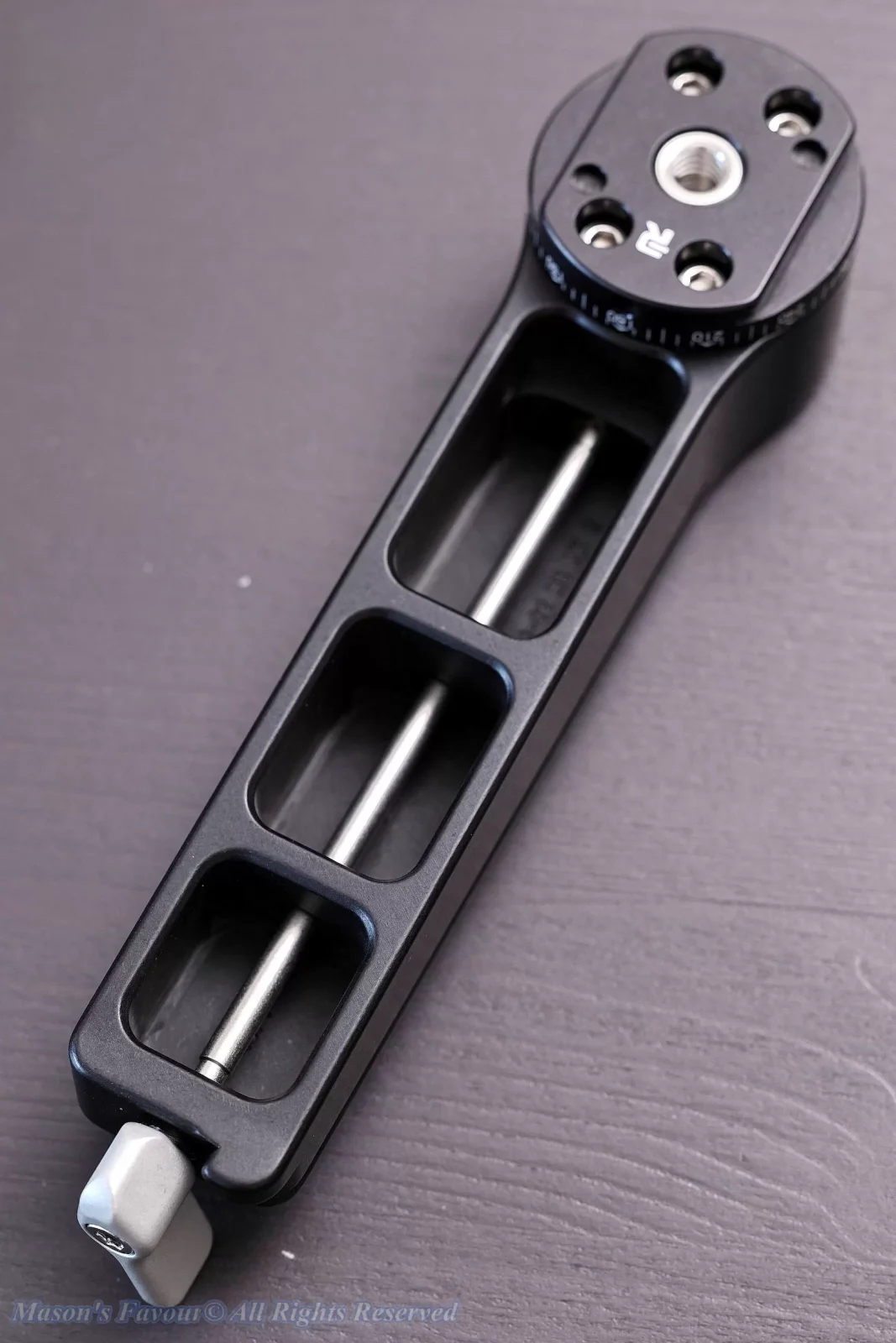 Really Right Stuff (RRS) PG-02MKII - Horizontal Base, Bottom, Perspective 3