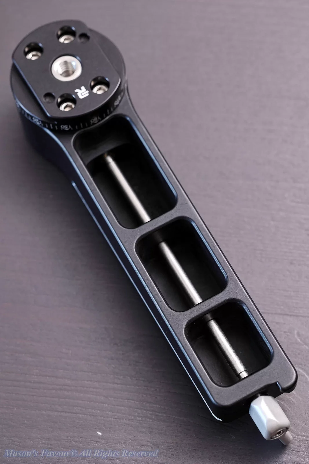 Really Right Stuff (RRS) PG-02MKII - Horizontal Base, Bottom, Perspective 4