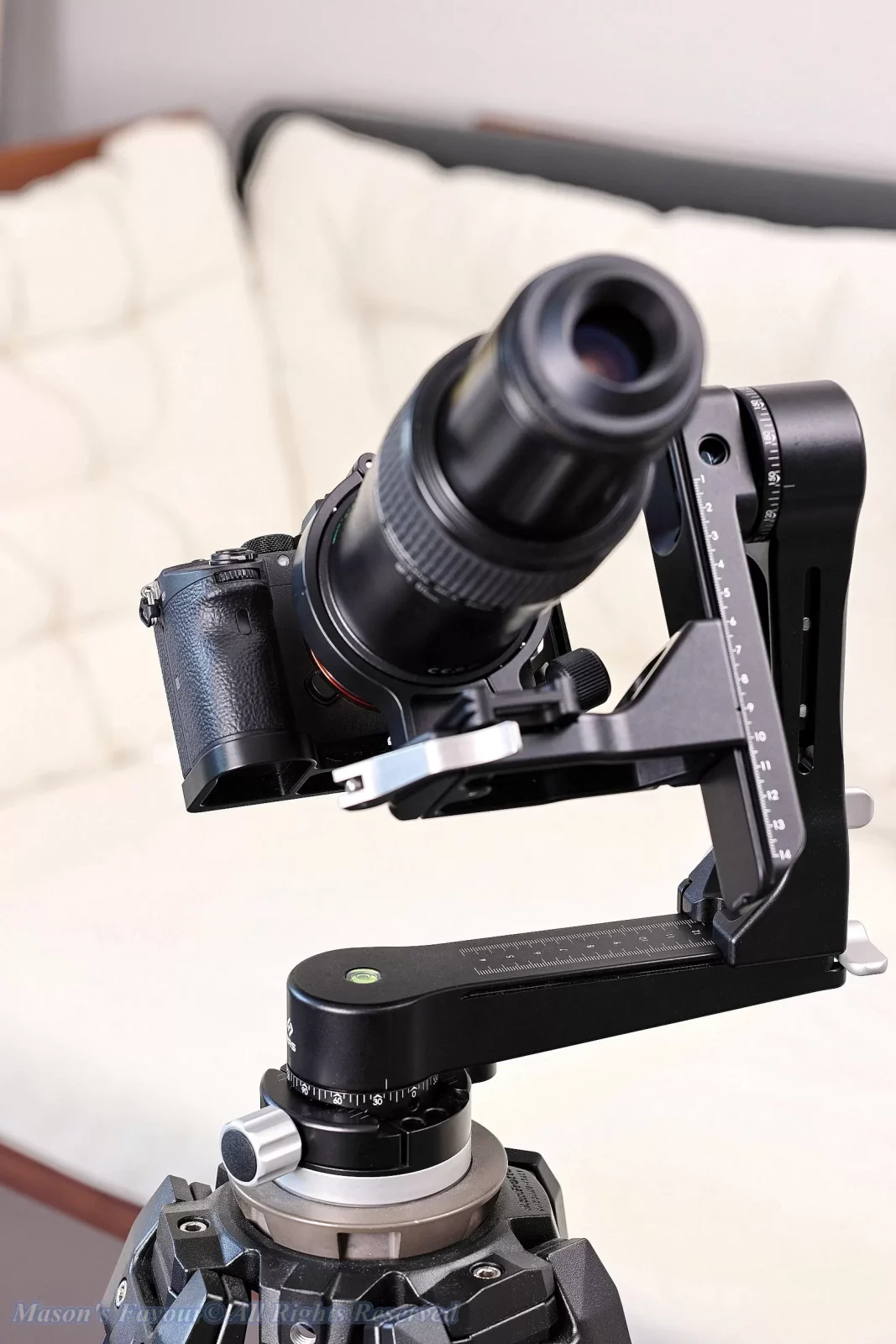 Really Right Stuff (RRS) PG-02MKII - Assembly, Camera-On, Tilt Up 1