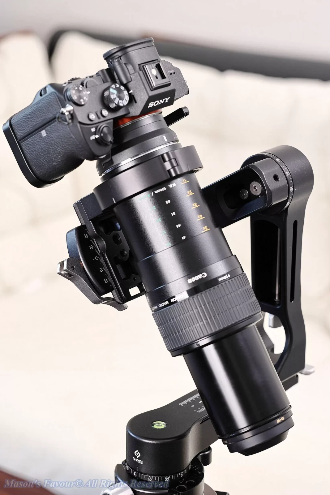 Really Right Stuff (RRS) PG-02MKII - Assembly, Camera-On, Tilt Down 1