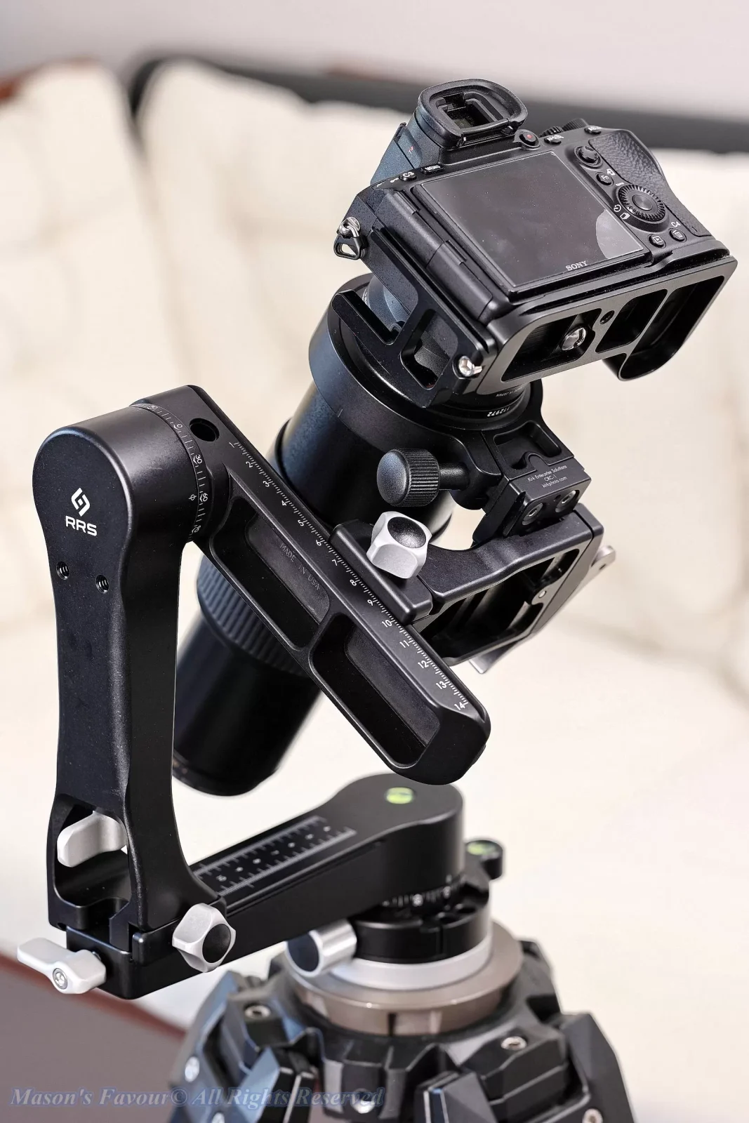Really Right Stuff (RRS) PG-02MKII - Assembly, Camera-On, Tilt Down 3