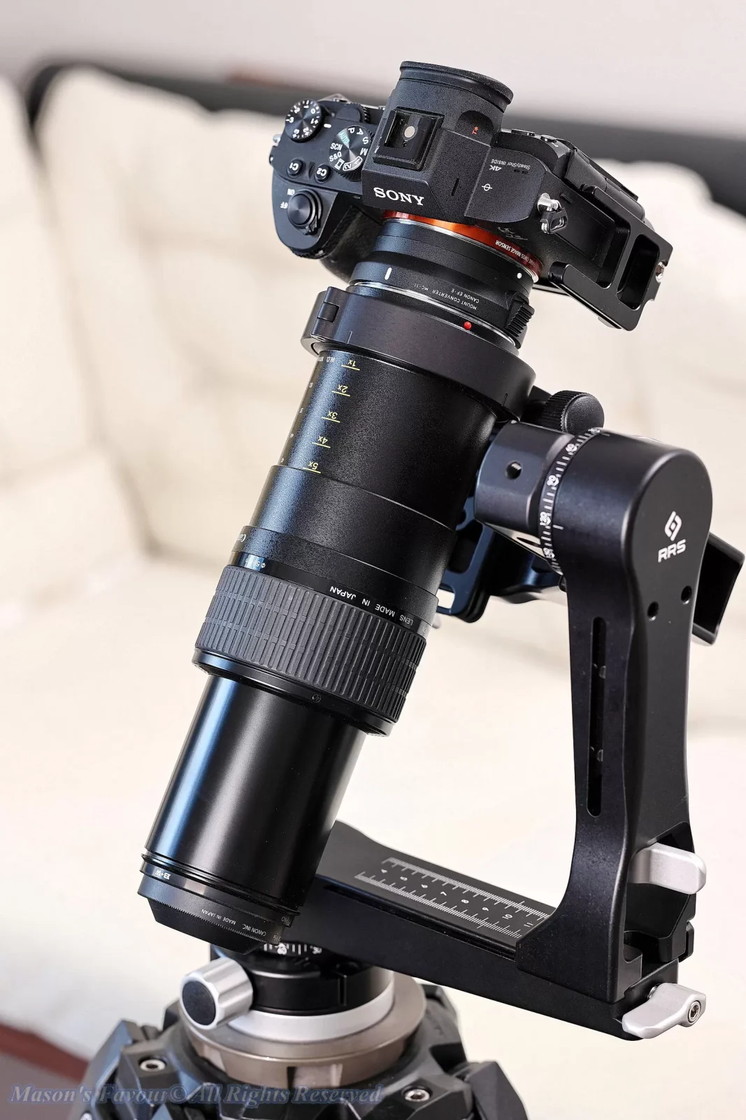Really Right Stuff (RRS) PG-02MKII - Assembly, Camera-On, Tilt Down 4