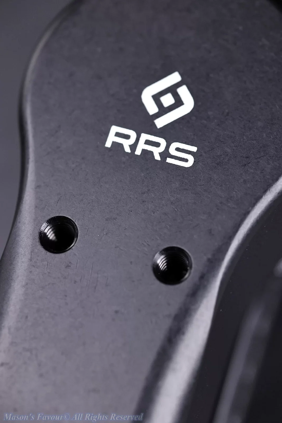 Really Right Stuff (RRS) PG-02MKII - Vertical Arm Marco - 1/4" Holes on Outside Surface of the Vertical Arm