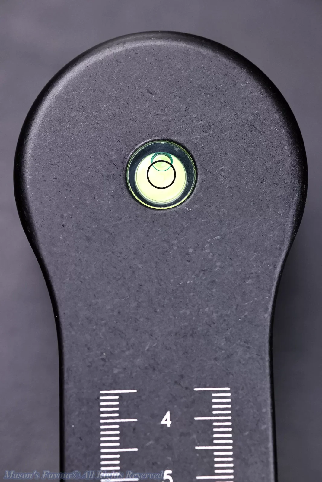 Really Right Stuff (RRS) PG-02MKII - Horizontal Base Marco - Spirit Level 1