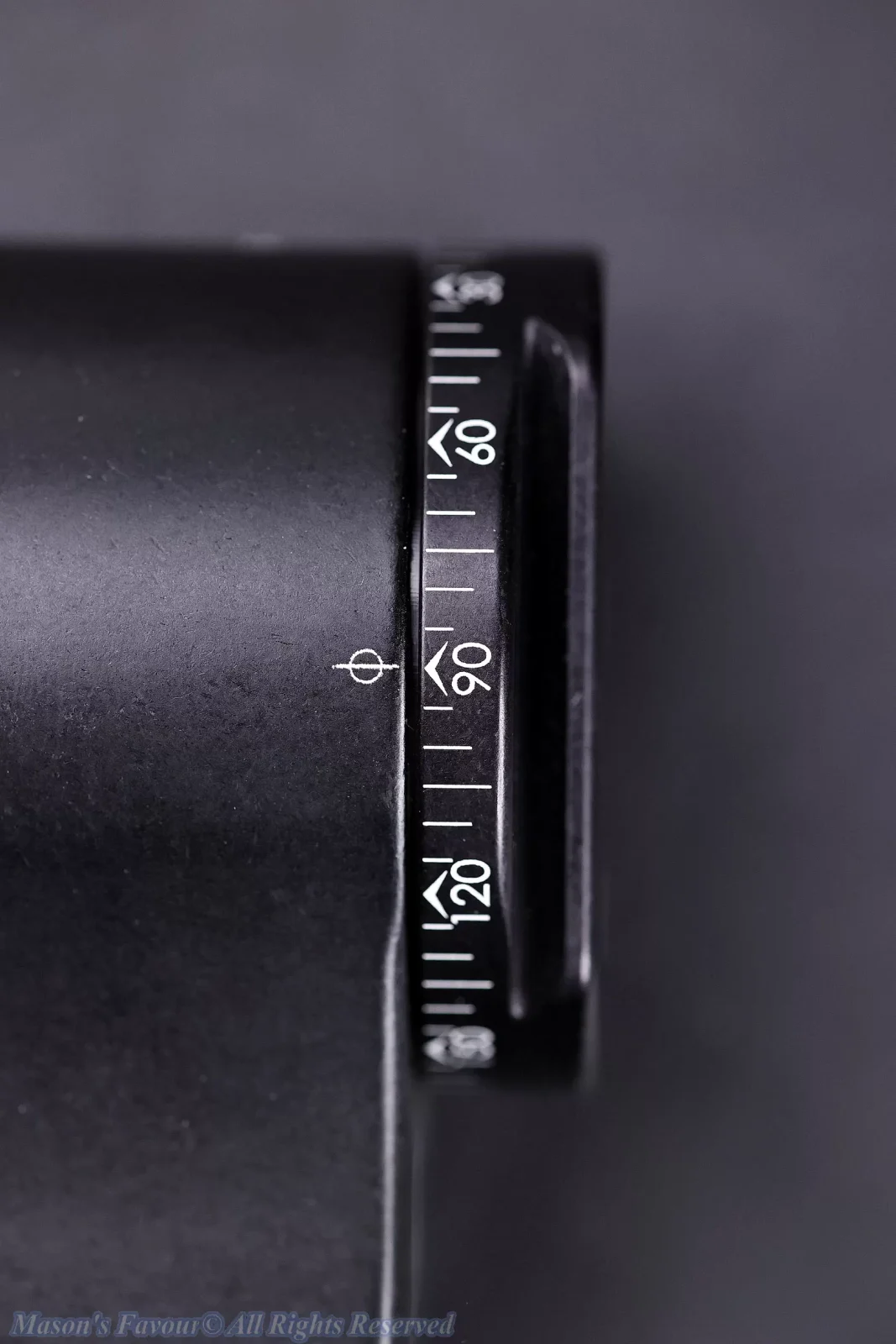 Really Right Stuff (RRS) PG-02MKII - Horizontal Base Marco - Panning Cylinder with Scale