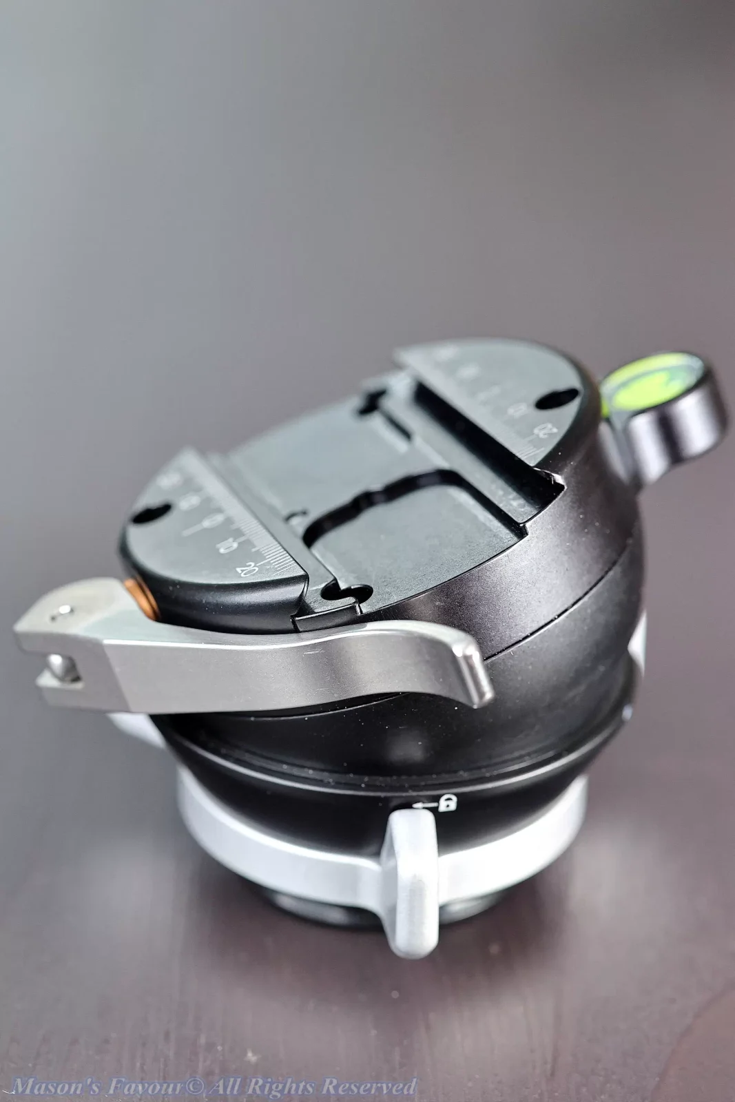 Really Right Stuff (RRS) TA-2U-LC Lever-Release Leveling Base - Base at a Tilt State 2