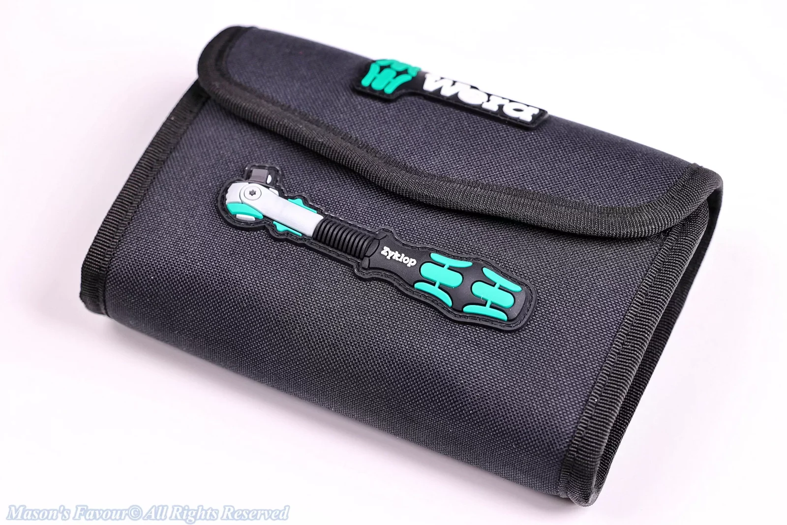 Wera KK-ZYKLOP-1/4" Ratchet Wrench Set - Tool Roll Bag 1