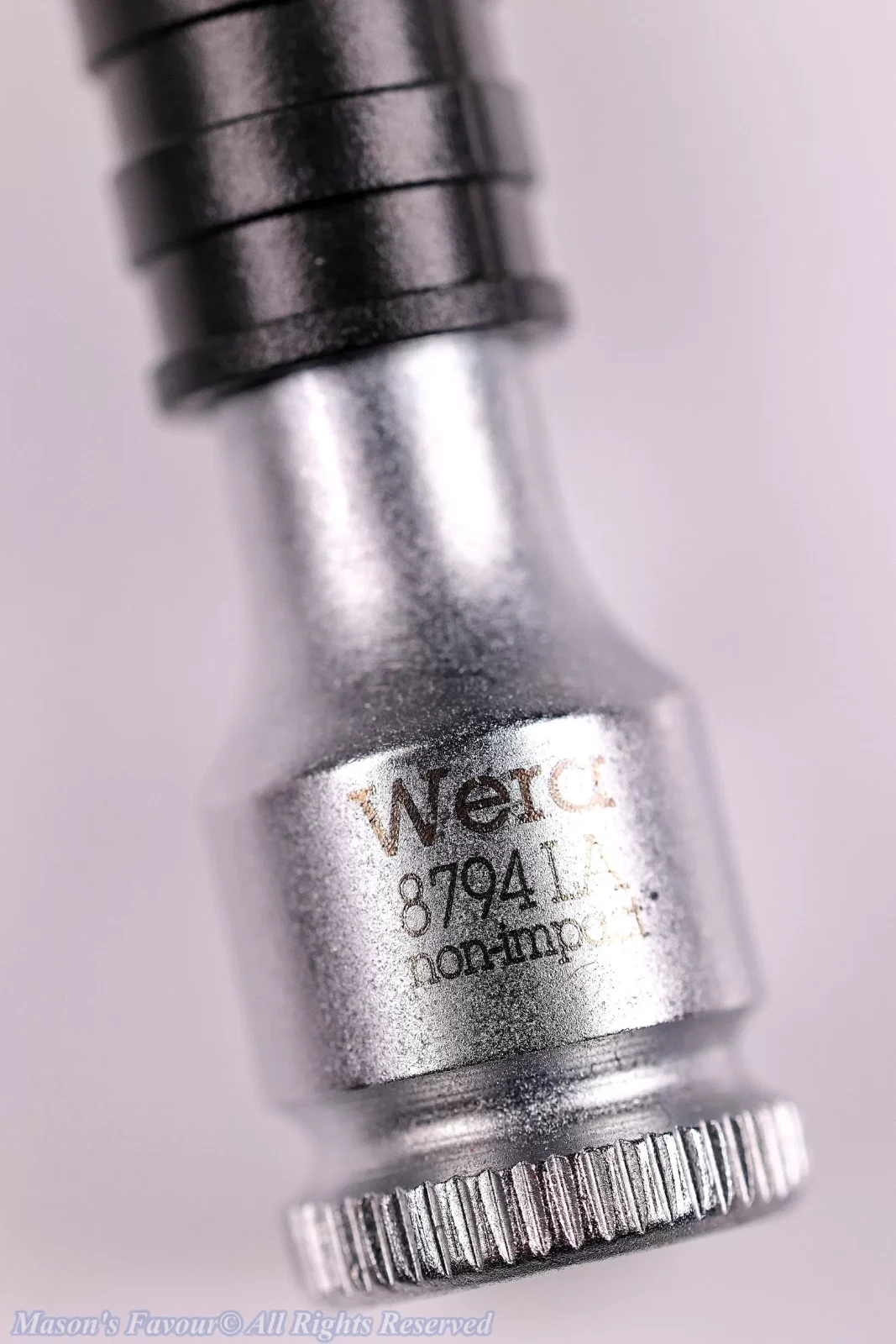 Wera KK-ZYKLOP-1/4" Ratchet Wrench Set - Head Connector of the Extender Shaft