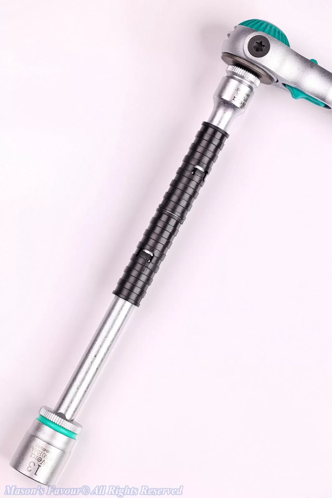 Wera KK-ZYKLOP-1/4" Ratchet Wrench Set - Ratchet Wrench & the Extender Shaft