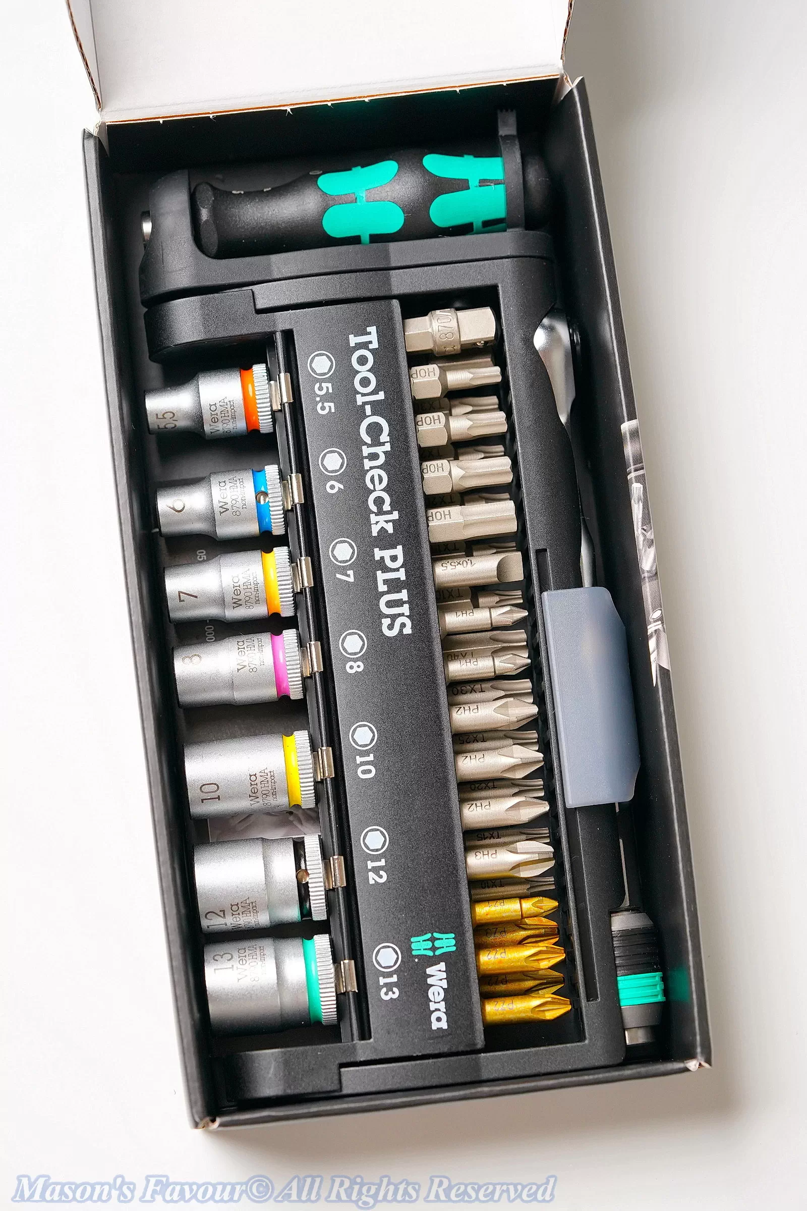 Wera Tool-Check Plus 手工具組,開箱!- 超便利可靠,棘輪扳手 Wera Tool-Check Plus 手工具組,開箱!- 超便利可靠,棘輪扳手