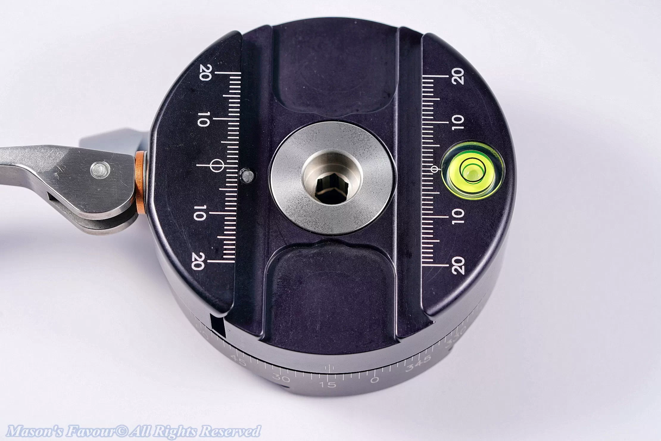 RRS PC-LR Panoramic Lever Clamp - Lever Opened Halfway